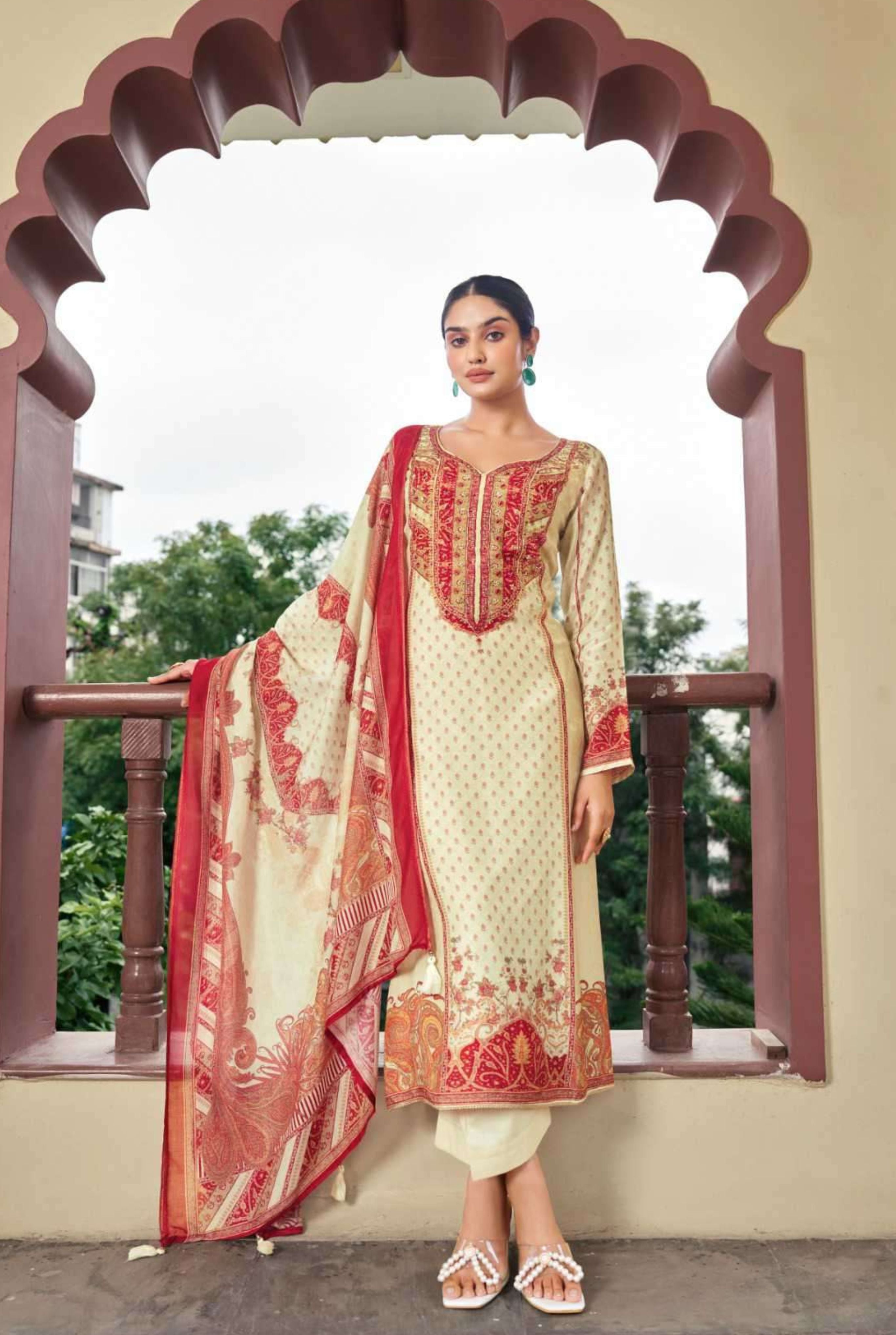 𝗖𝗹𝗮𝘀𝘀𝗶𝗰 𝗠𝘂𝘀𝗹𝗶𝗻 𝗗𝗶𝗴𝗶𝘁𝗮𝗹 𝗣𝗿𝗶𝗻𝘁 𝗦𝗲𝘁 | 𝟭𝟲𝟬𝟯