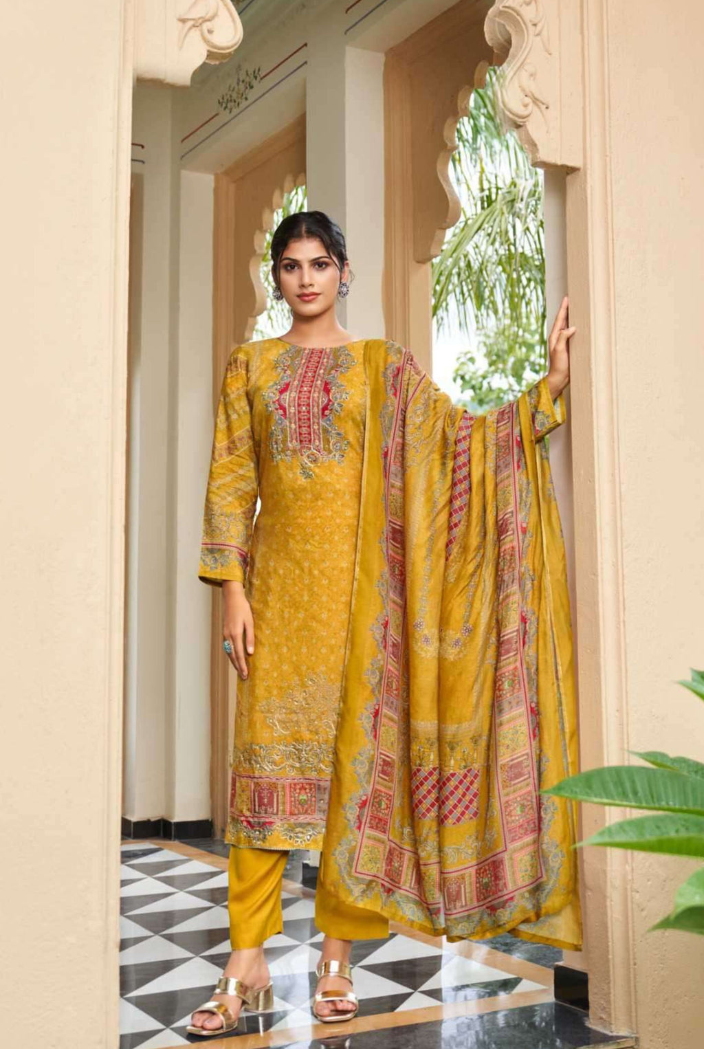 𝗖𝗹𝗮𝘀𝘀𝗶𝗰 𝗙𝗹𝗼𝗿𝗮𝗹 𝗘𝗺𝗯𝗿𝗼𝗶𝗱𝗲𝗿𝗲𝗱 𝗠𝘂𝘀𝗹𝗶𝗻 𝗦𝗲𝘁 | 𝟳𝟮𝟬𝟮