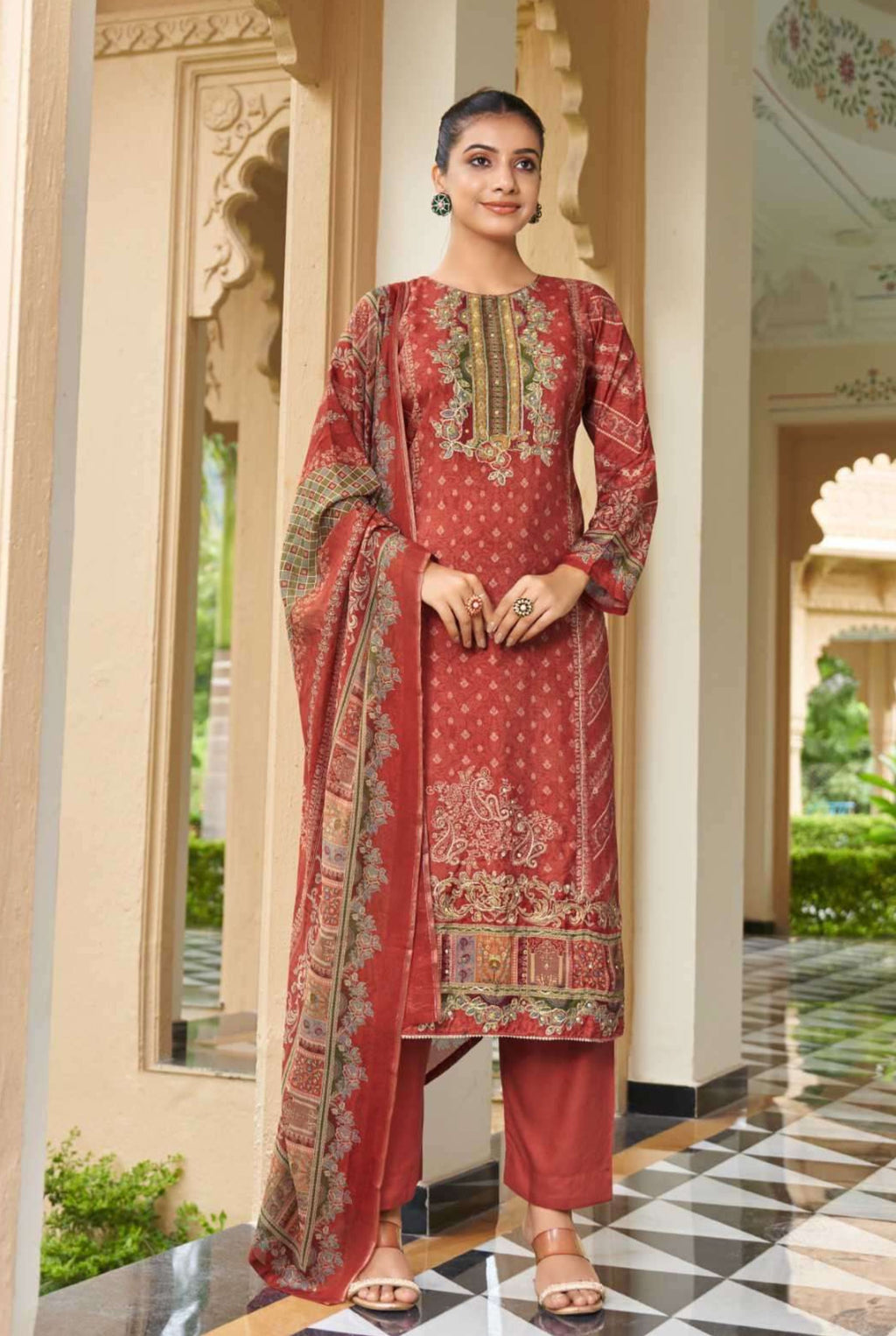 𝗖𝗹𝗮𝘀𝘀𝗶𝗰 𝗙𝗹𝗼𝗿𝗮𝗹 𝗘𝗺𝗯𝗿𝗼𝗶𝗱𝗲𝗿𝗲𝗱 𝗠𝘂𝘀𝗹𝗶𝗻 𝗦𝗲𝘁 | 𝟳𝟮𝟬𝟭