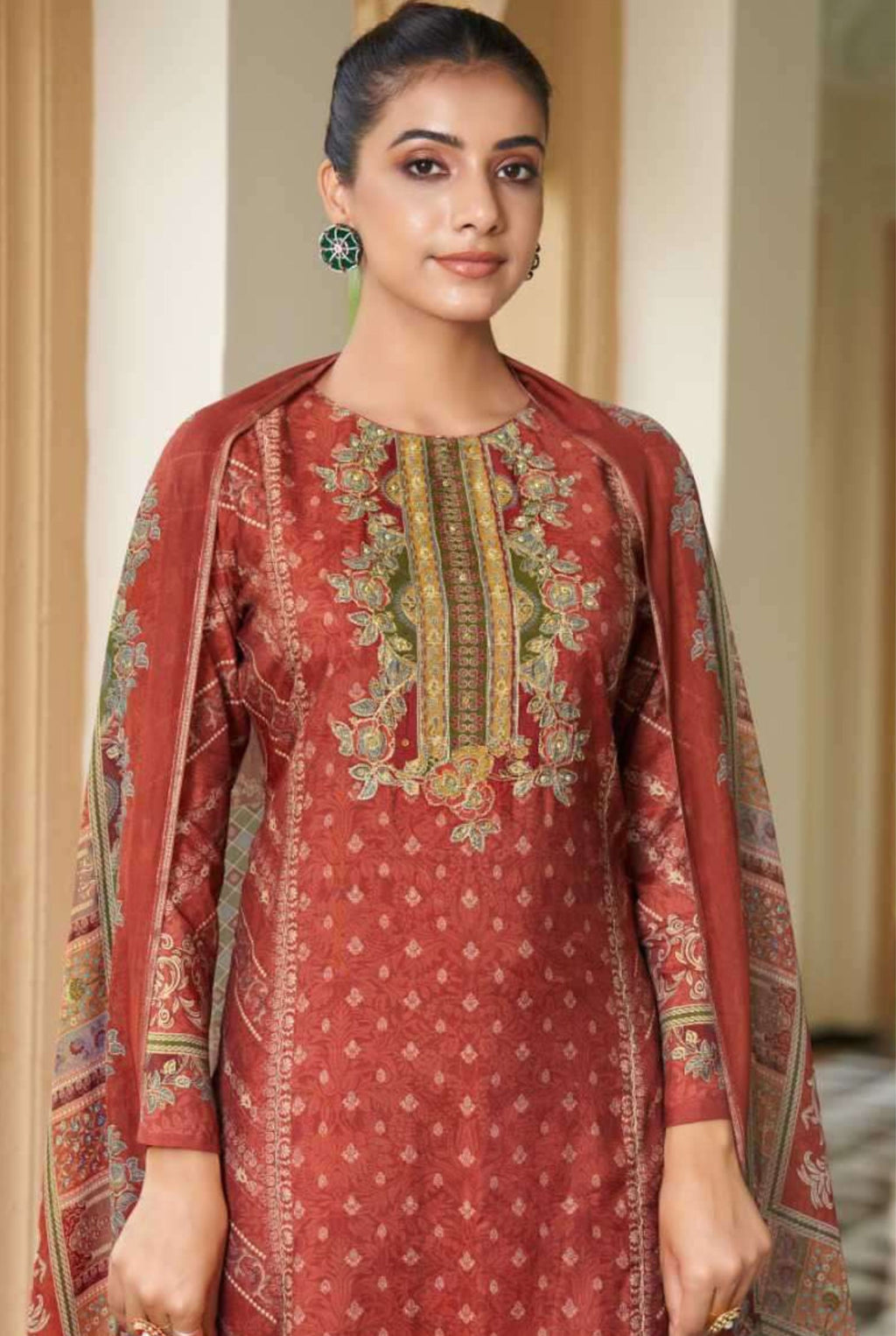 𝗖𝗹𝗮𝘀𝘀𝗶𝗰 𝗙𝗹𝗼𝗿𝗮𝗹 𝗘𝗺𝗯𝗿𝗼𝗶𝗱𝗲𝗿𝗲𝗱 𝗠𝘂𝘀𝗹𝗶𝗻 𝗦𝗲𝘁 | 𝟳𝟮𝟬𝟭