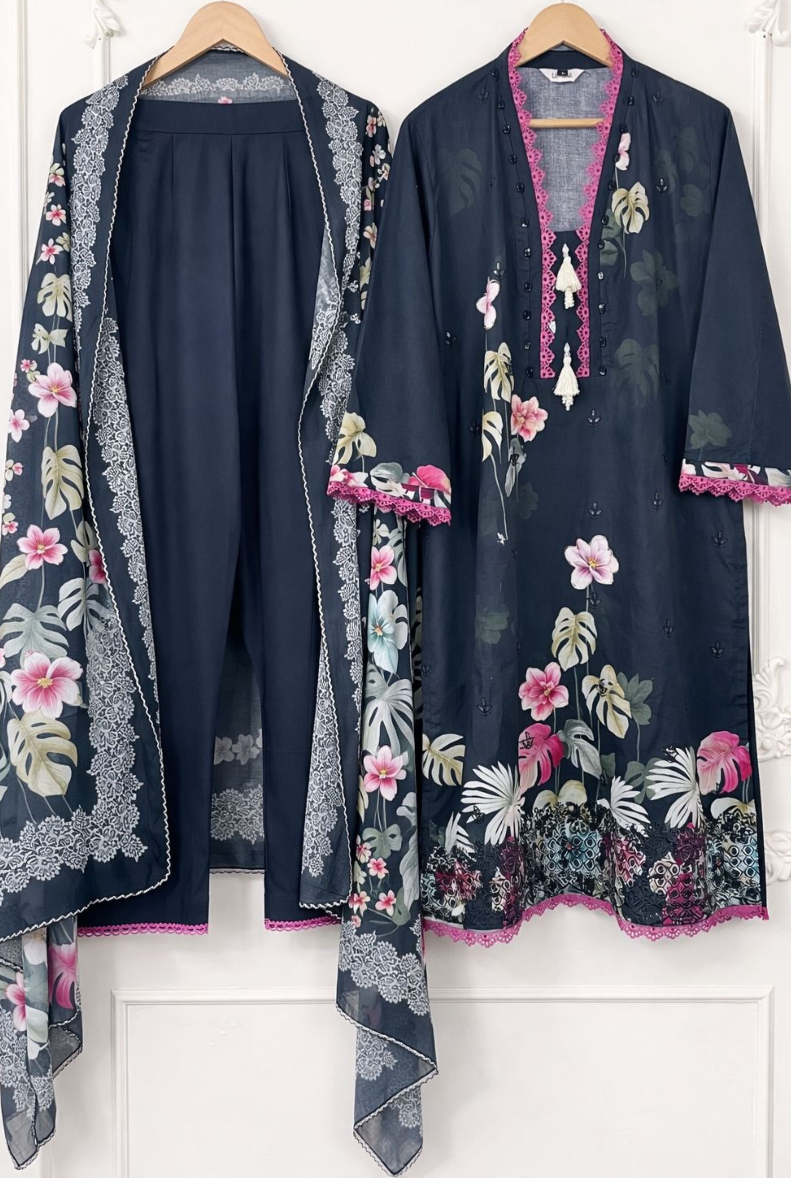 Floral Printed Kurta Set | 2201-2202