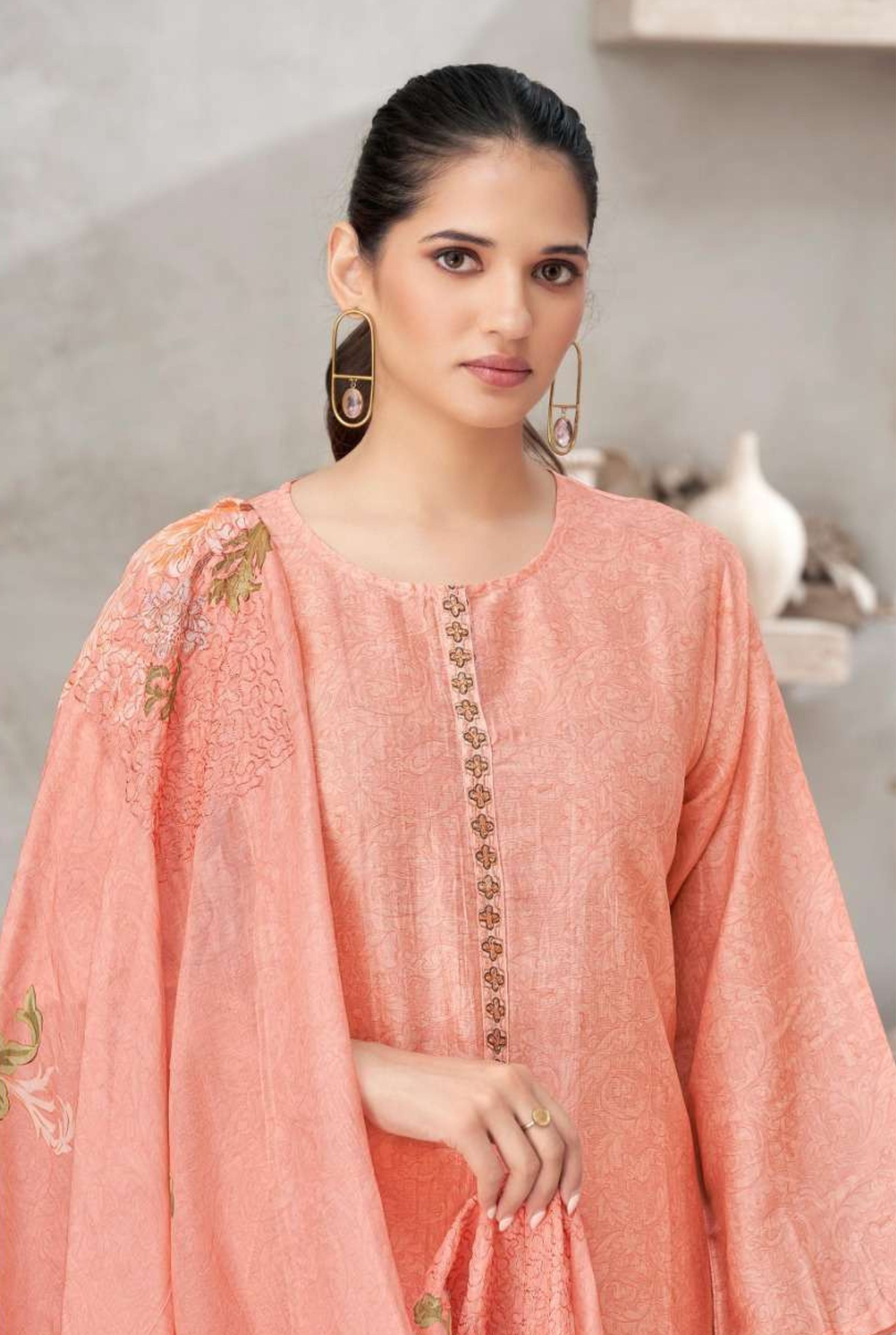 Luxury Muslin Silk Set | 6530