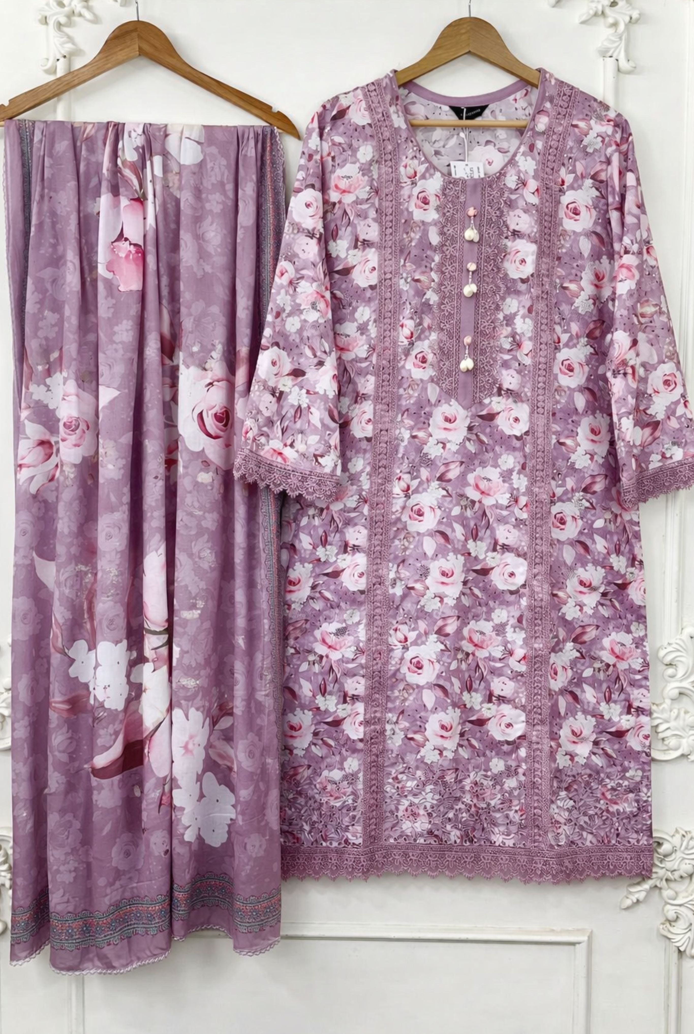 Floral Embroidered Cotton Collection | 1201