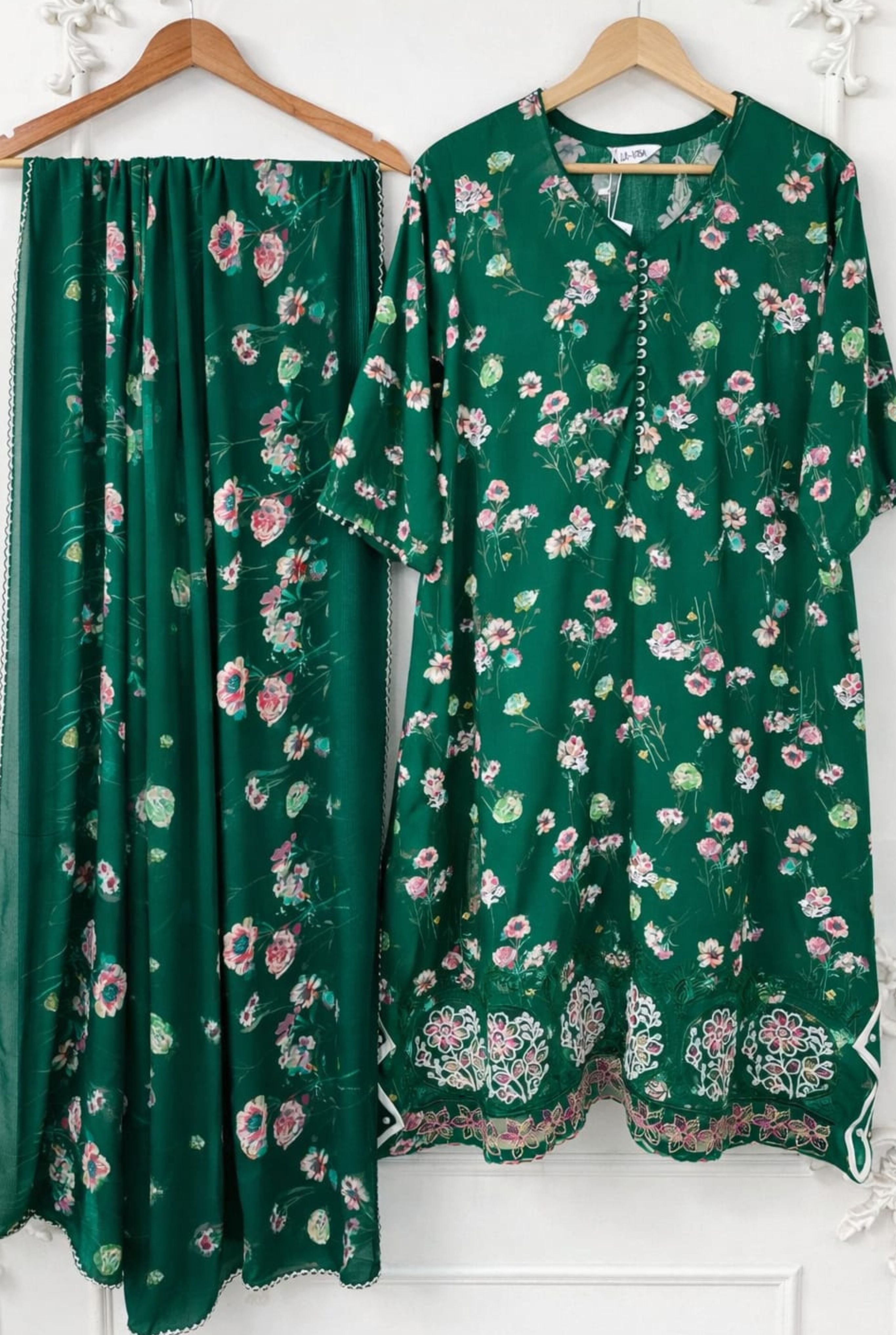 Noor-e-Luxury A-Line Kurta Set | 201-203