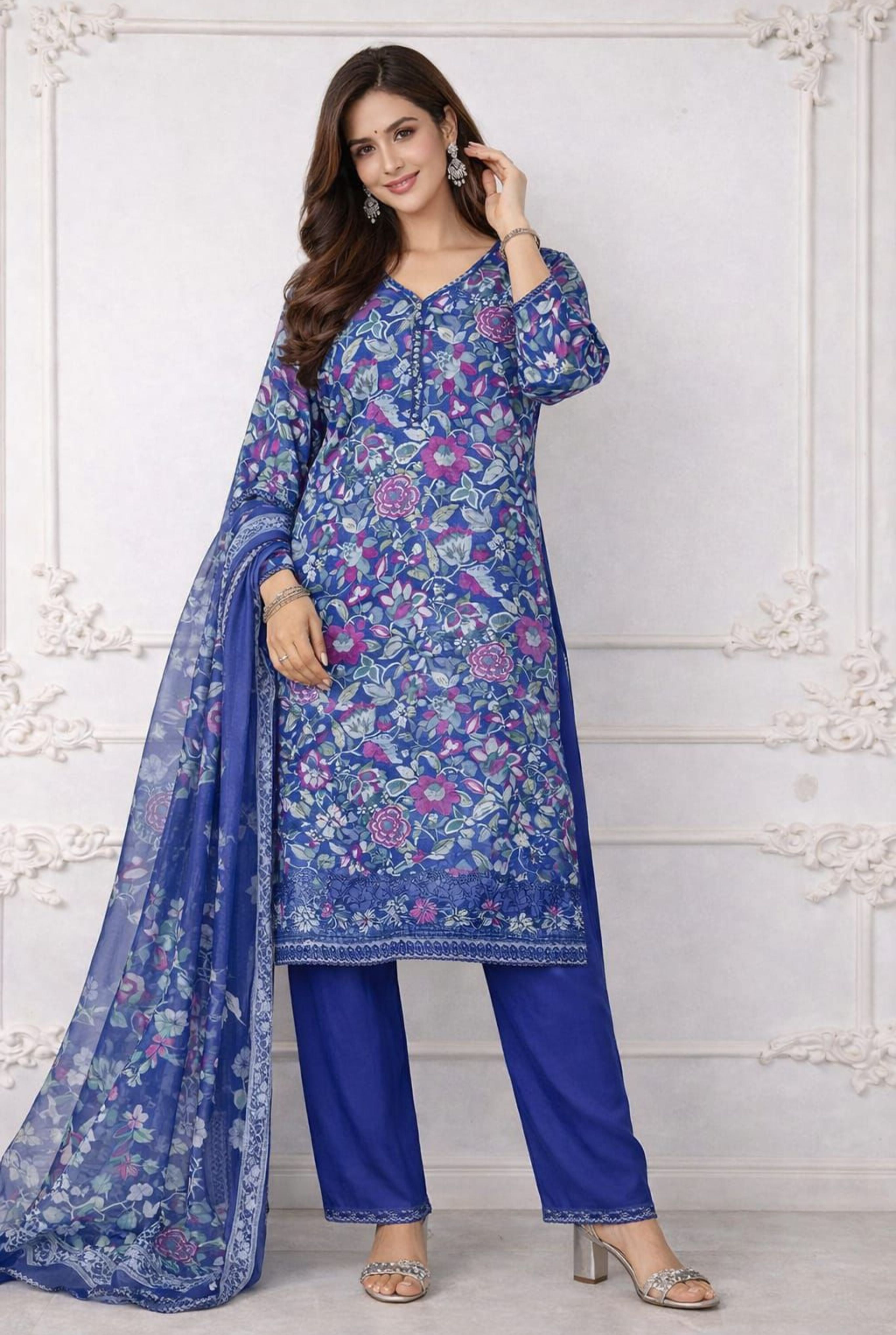 Blue Floral Cotton Edition | 590