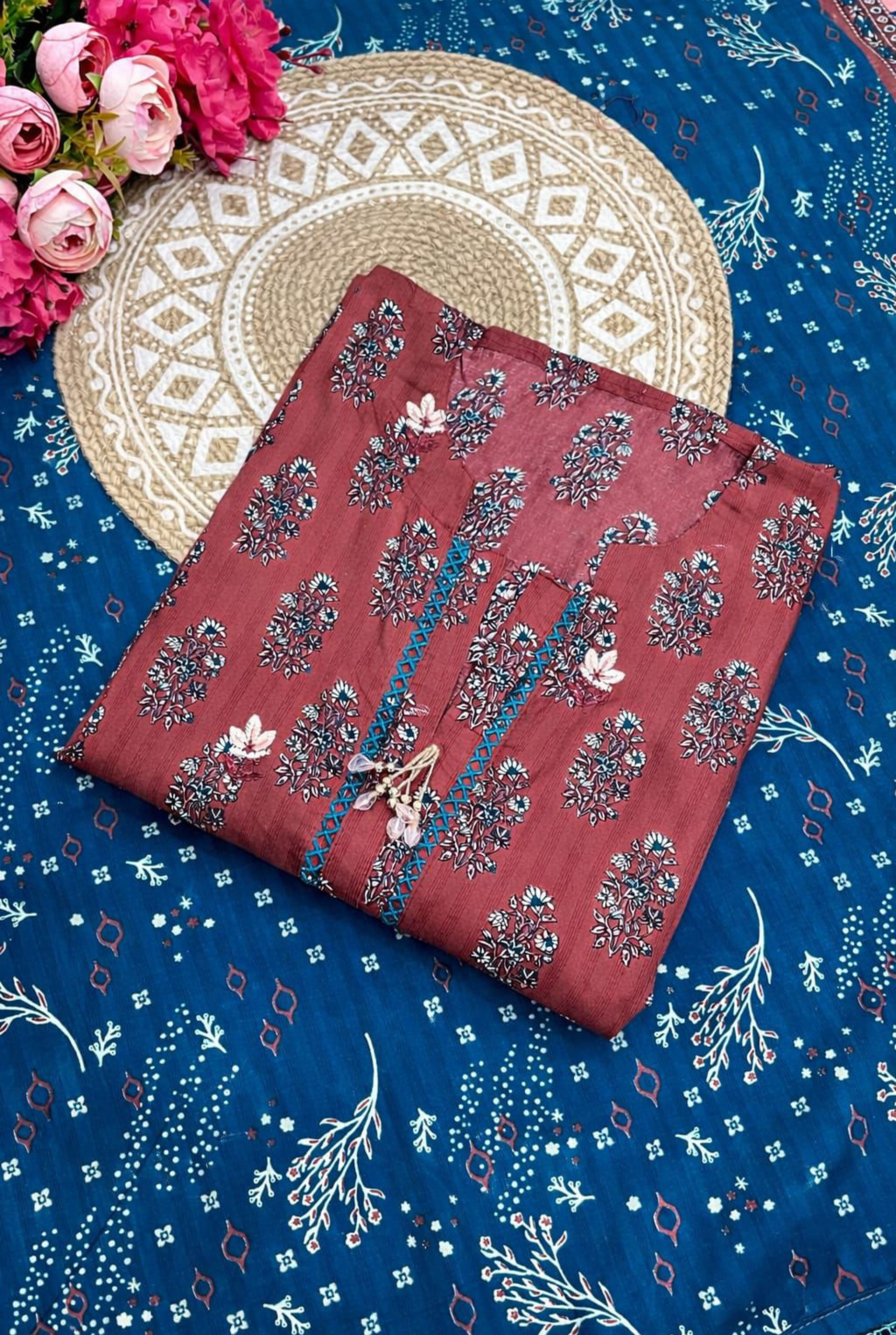 Fancy Embroidered Cotton Set | 201 - 205