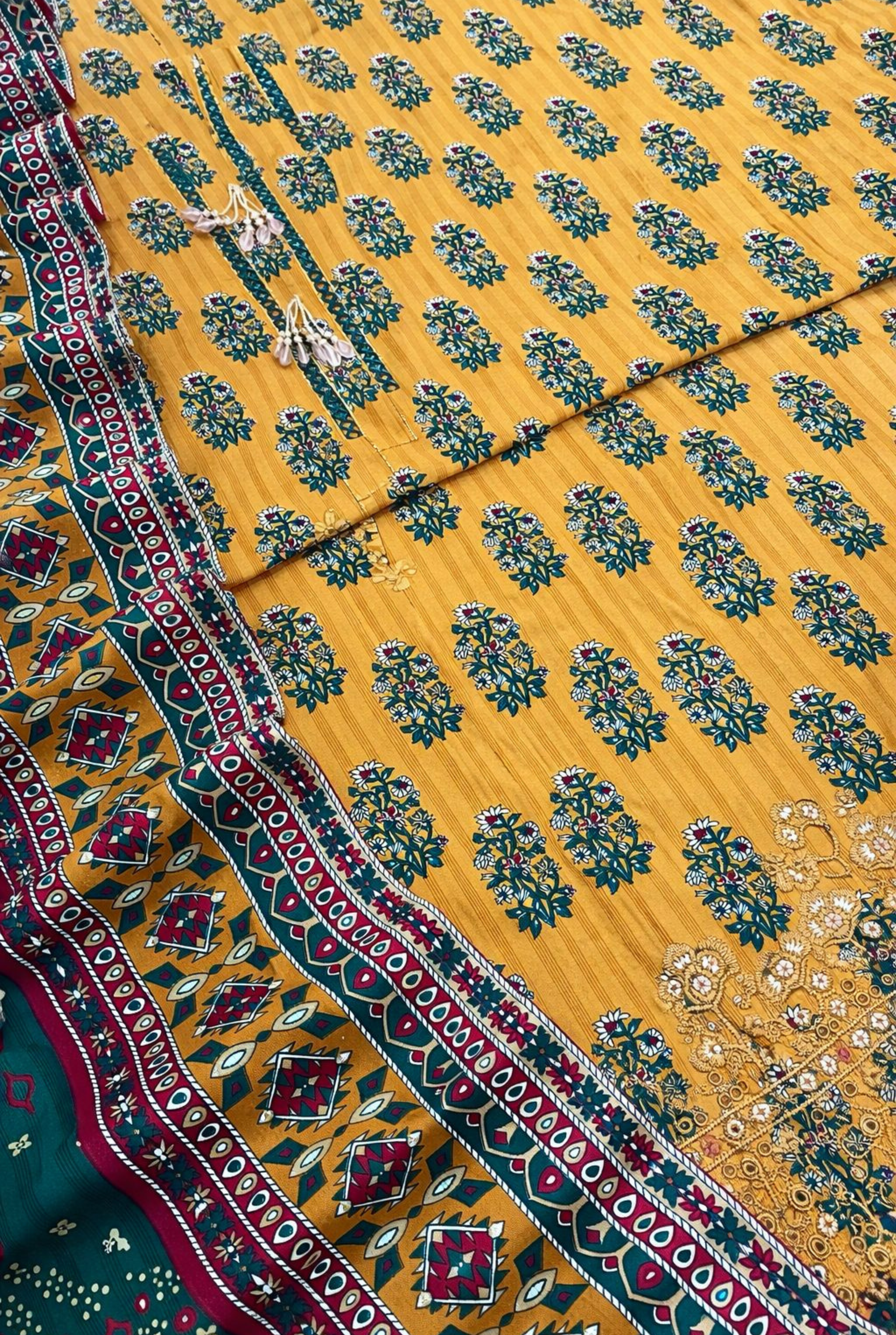 Fancy Embroidered Cotton Set | 201 - 205