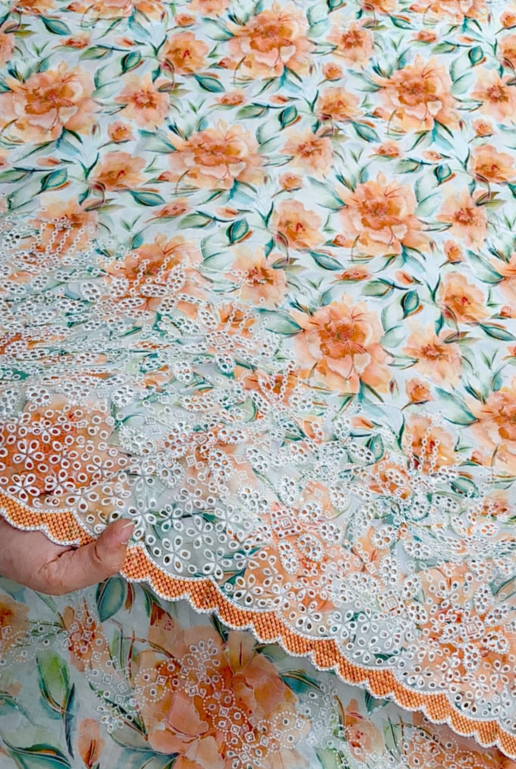 Floral Embroidered Cotton Series | 583 - 586