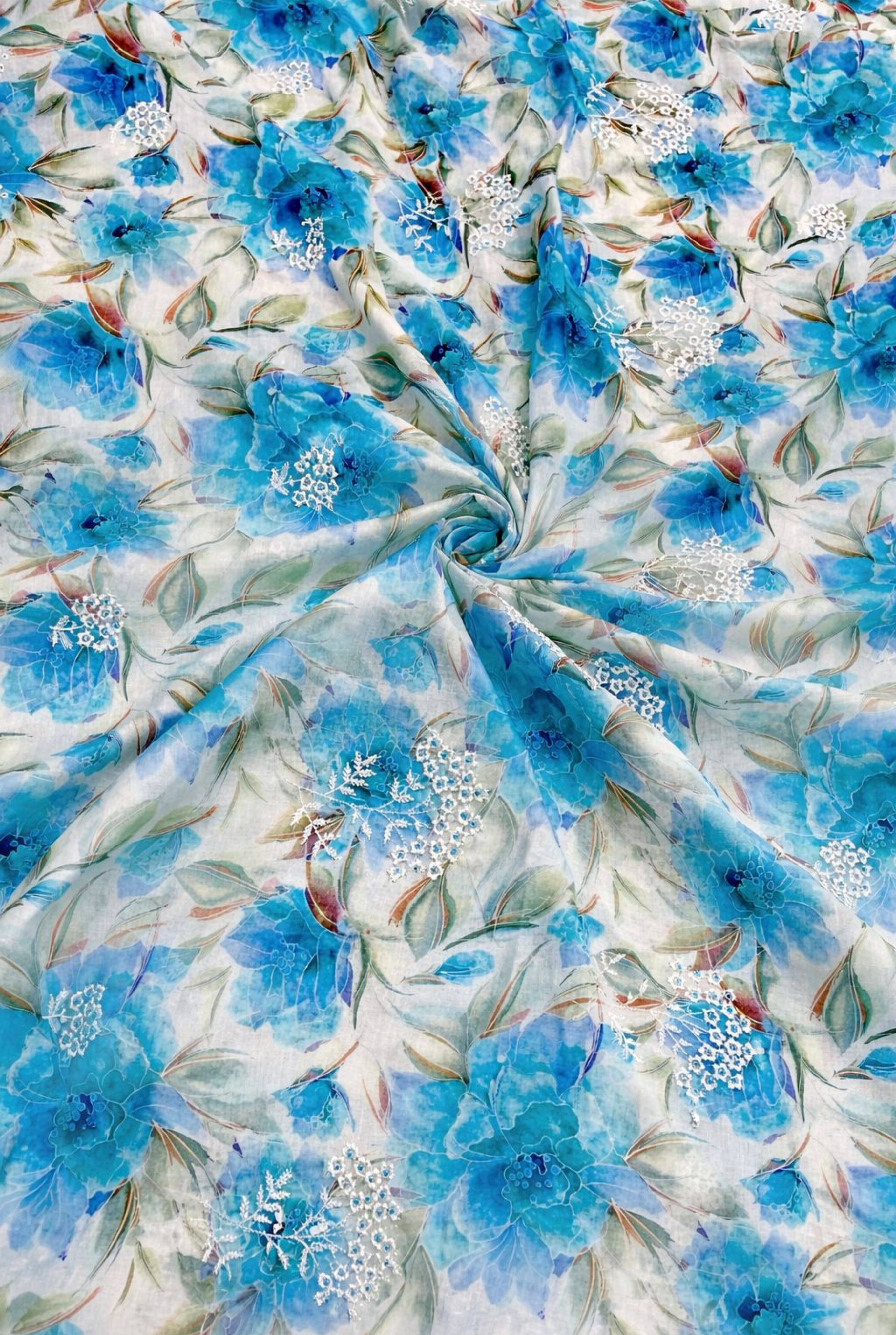 Floral Embroidered Cotton Series | 583 - 586