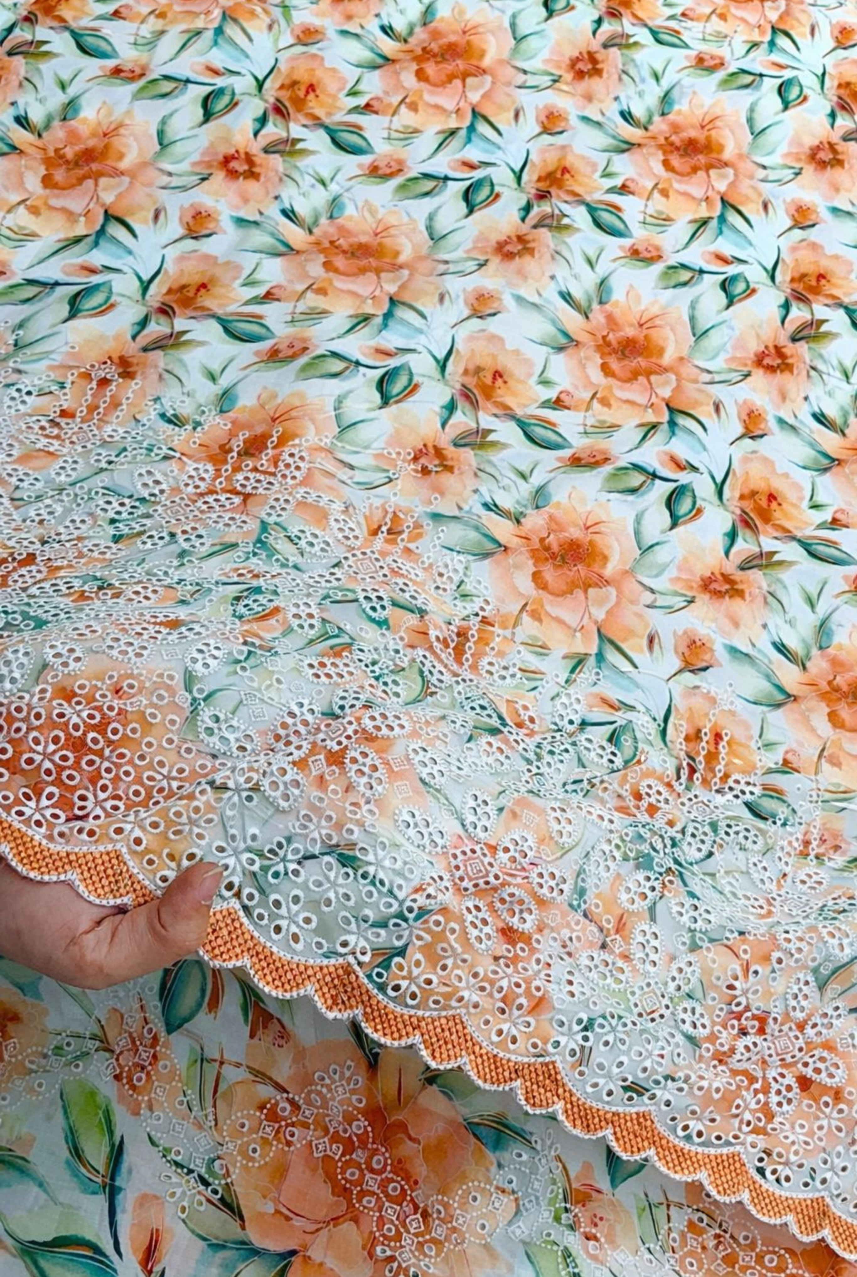 Floral Embroidered Cotton Series | 583 - 586