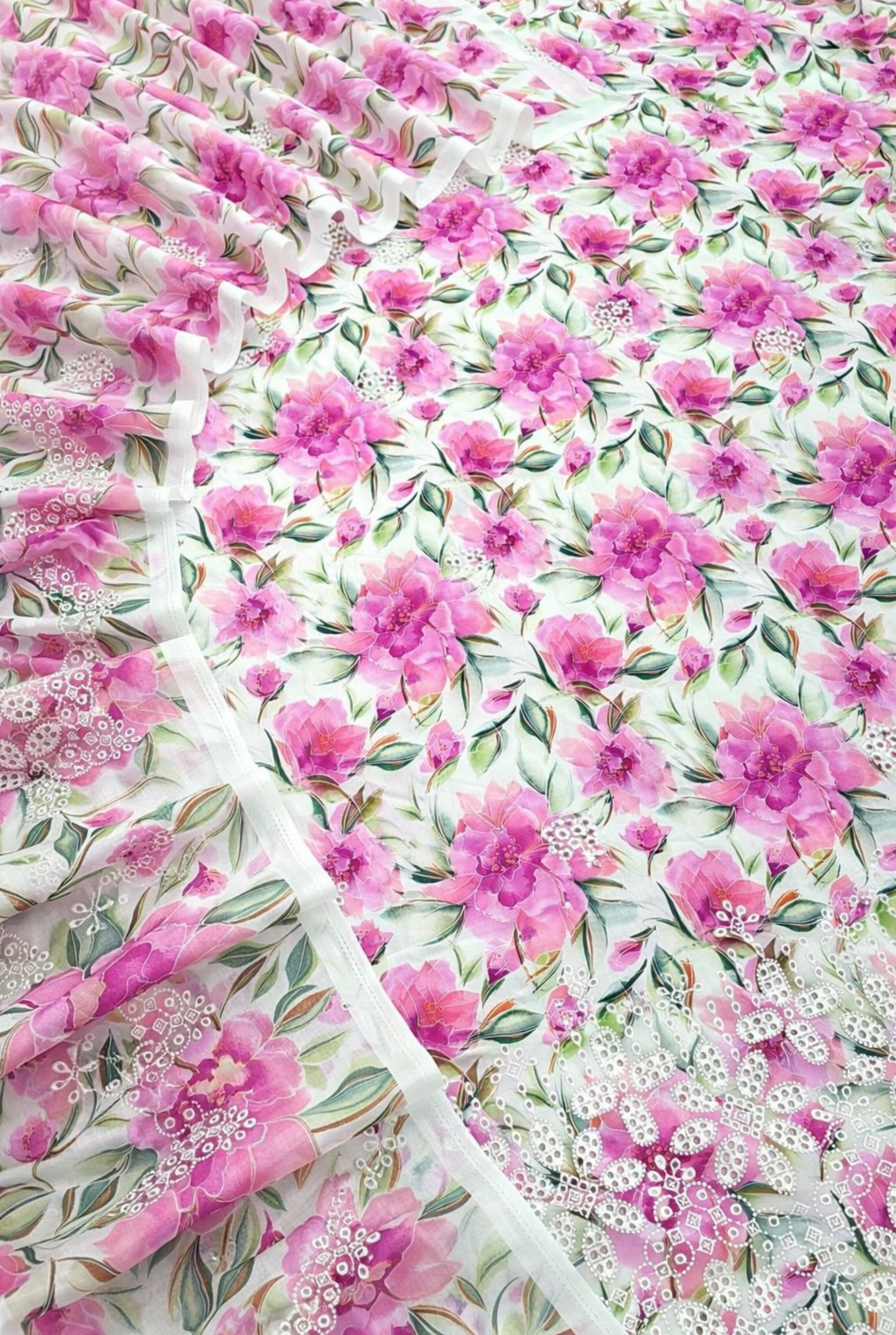 Floral Embroidered Cotton Series | 583 - 586