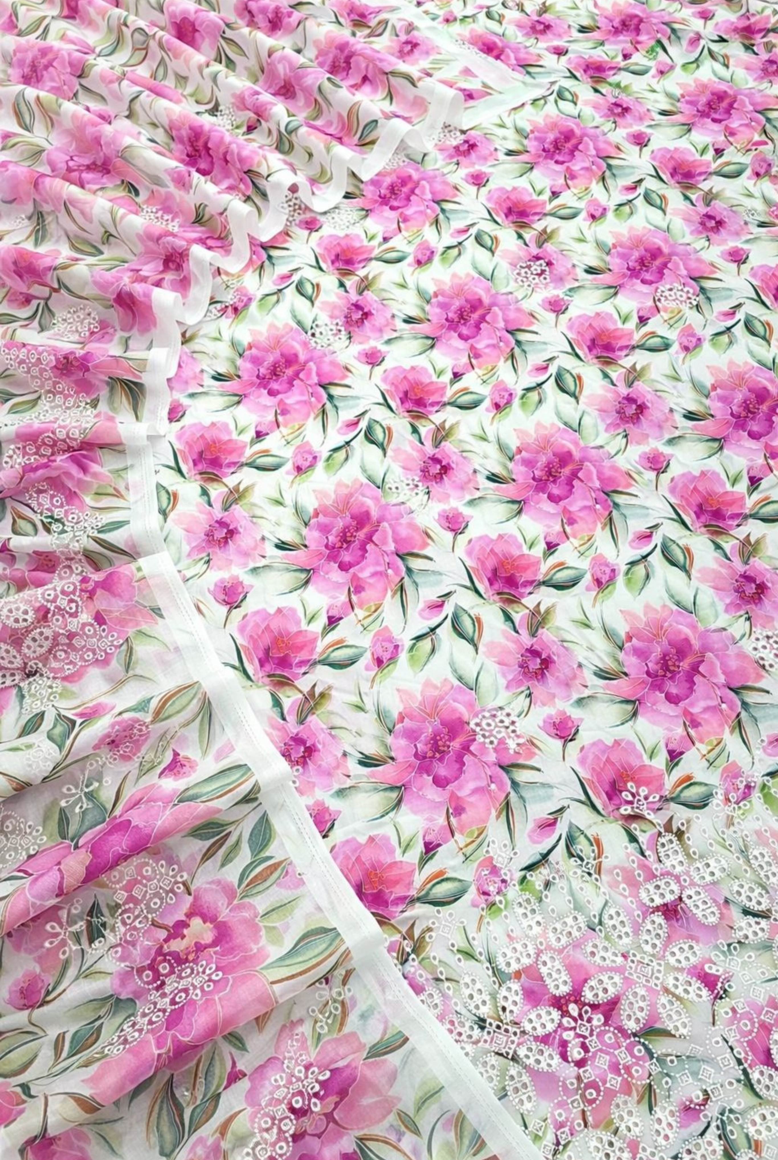 Floral Embroidered Cotton Series | 583 - 586