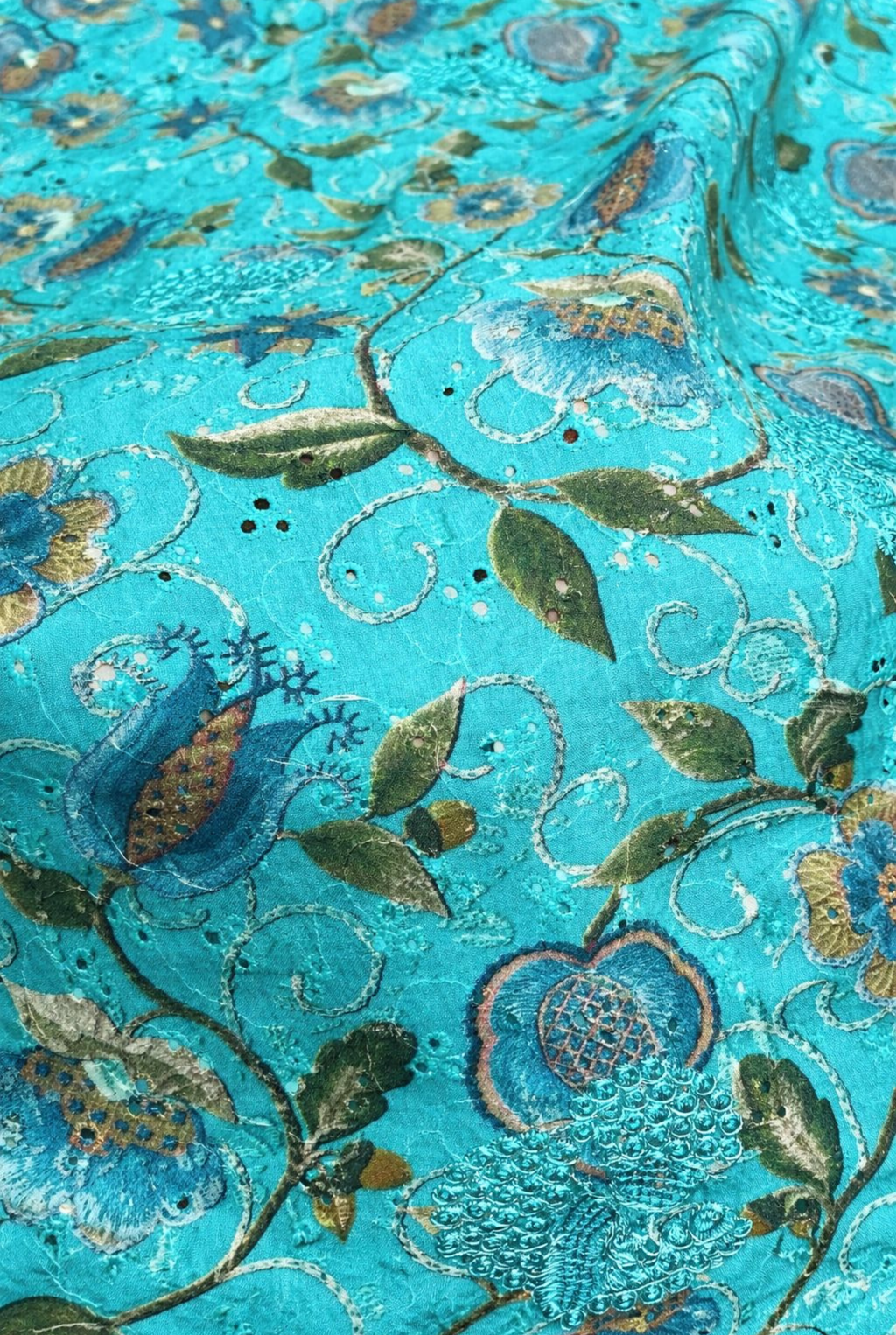 Aqua Flora Chikankari Premium Set