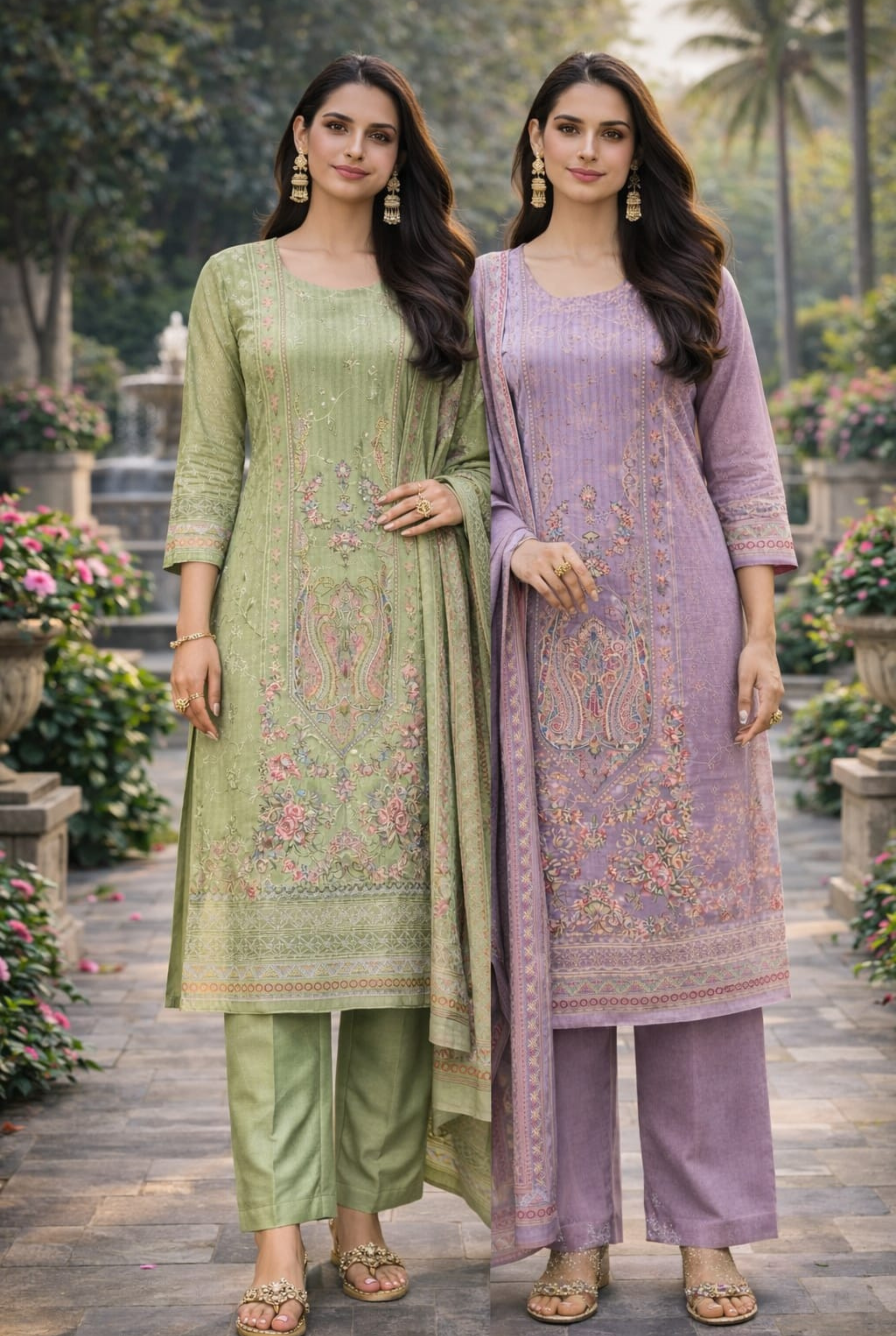 Embroidered Cotton Perfection | 1001 - 1006