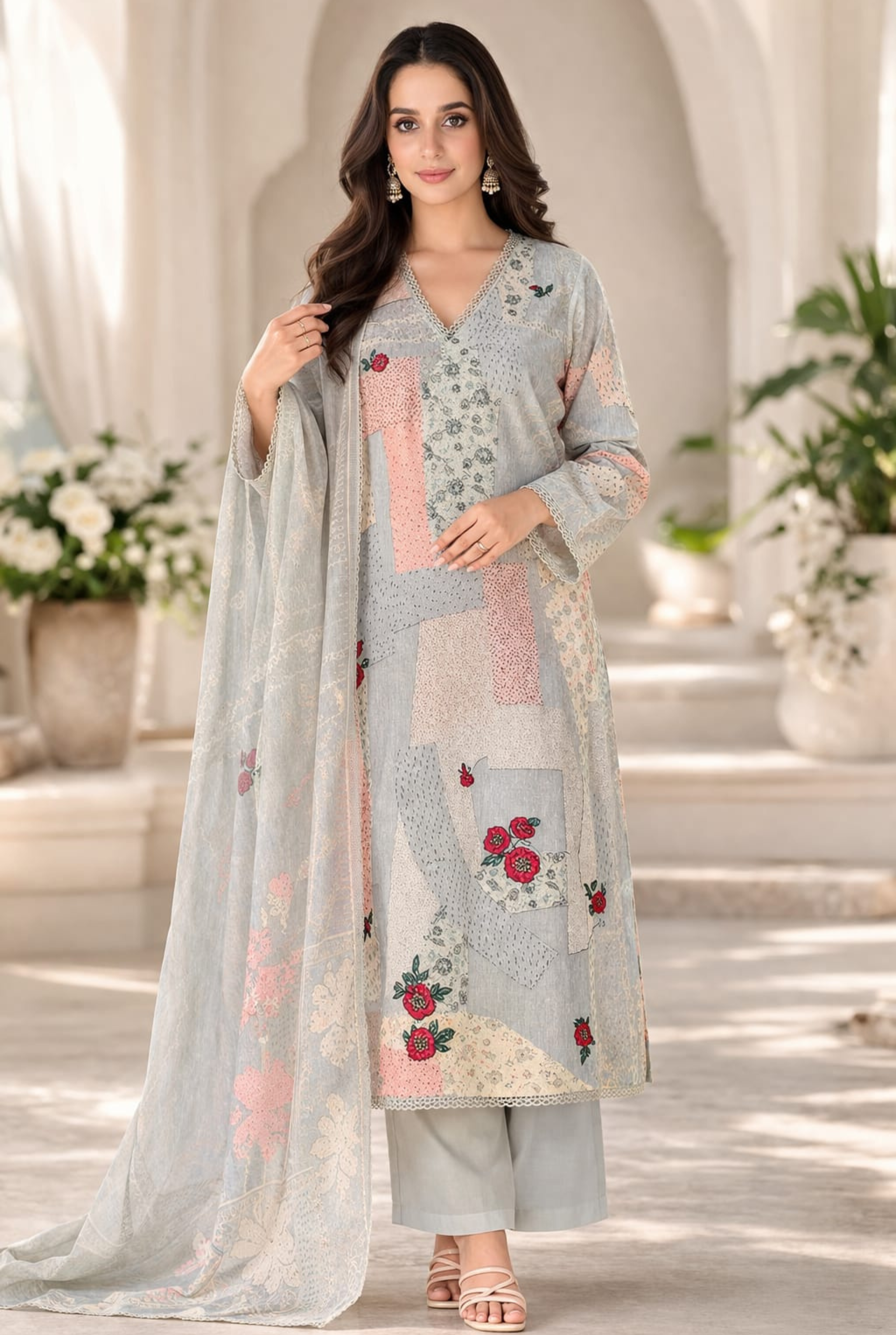 Suvya Lawn Cotton Set | 845 - 898