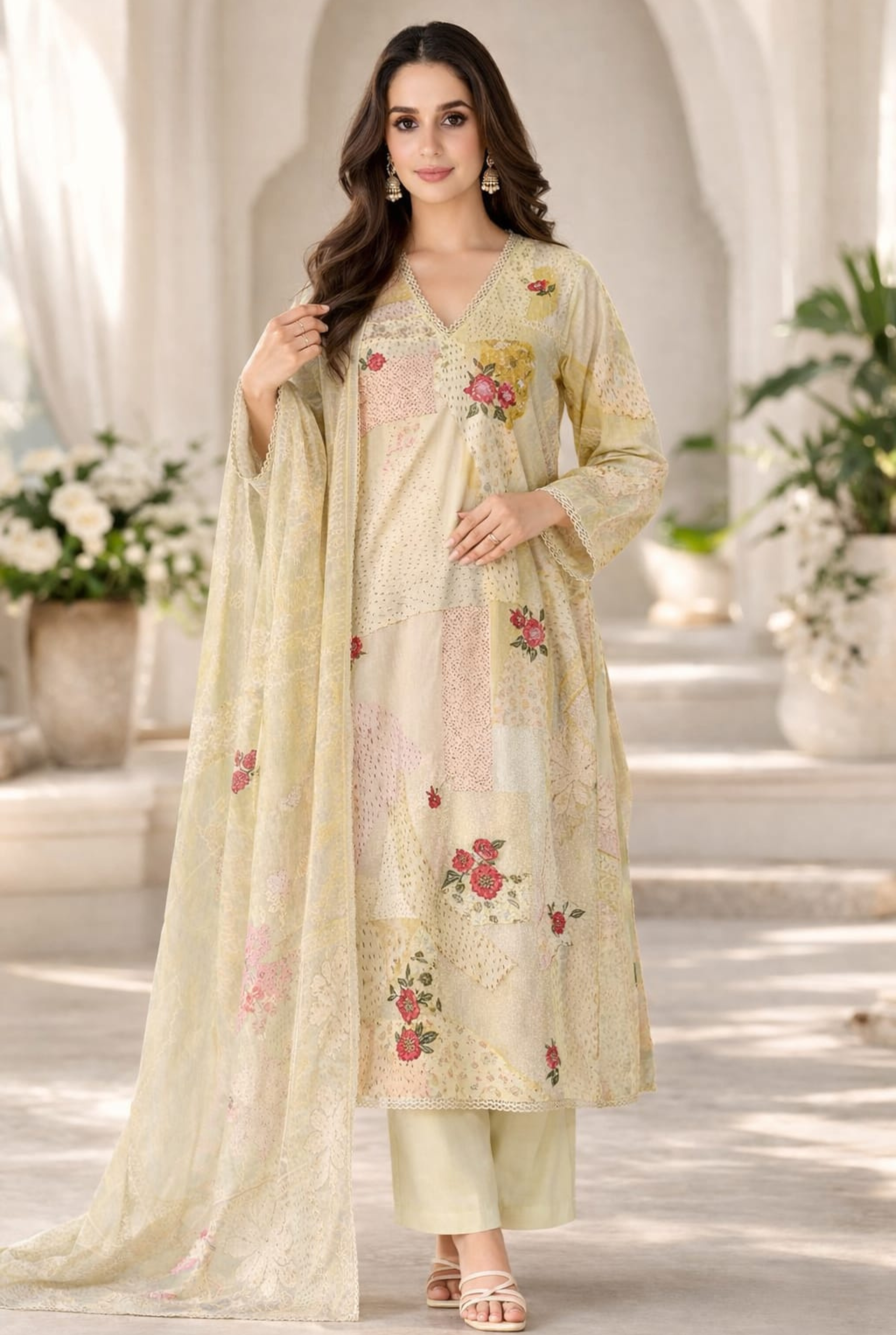 Suvya Lawn Cotton Set | 845 - 898