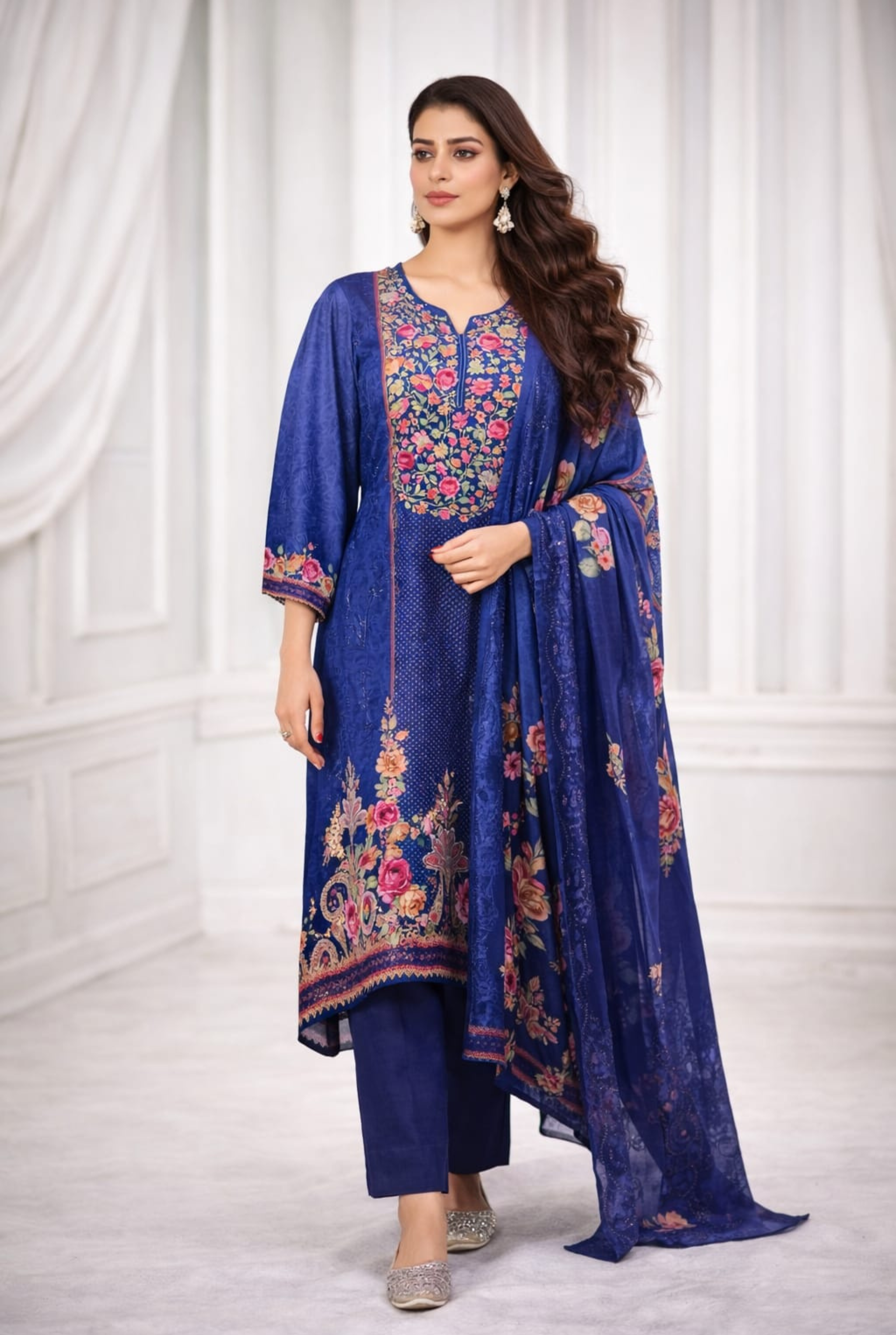 Floral Embroidered Muslin Edition | 1101 - 1104