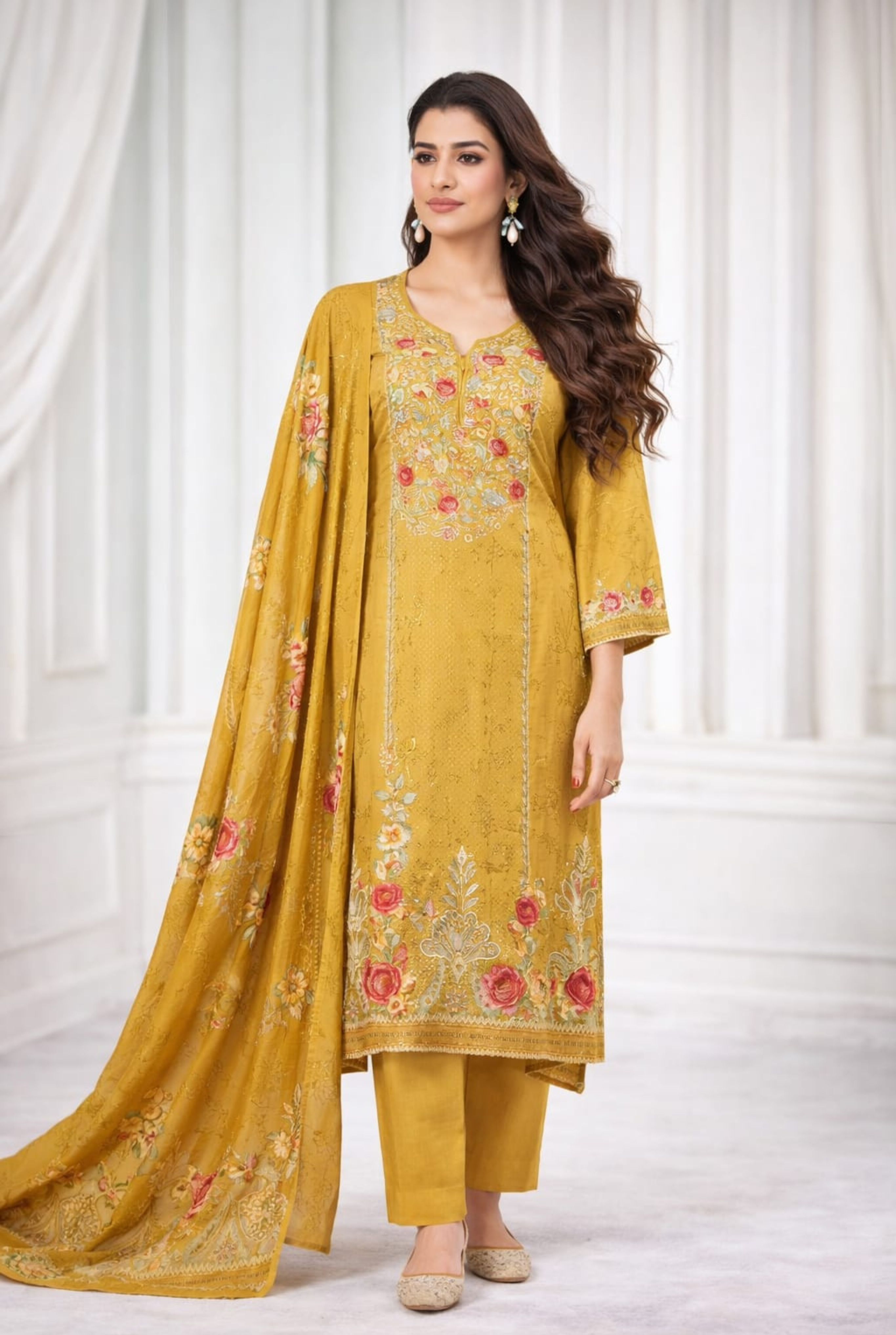 Floral Embroidered Muslin Edition | 1101 - 1104