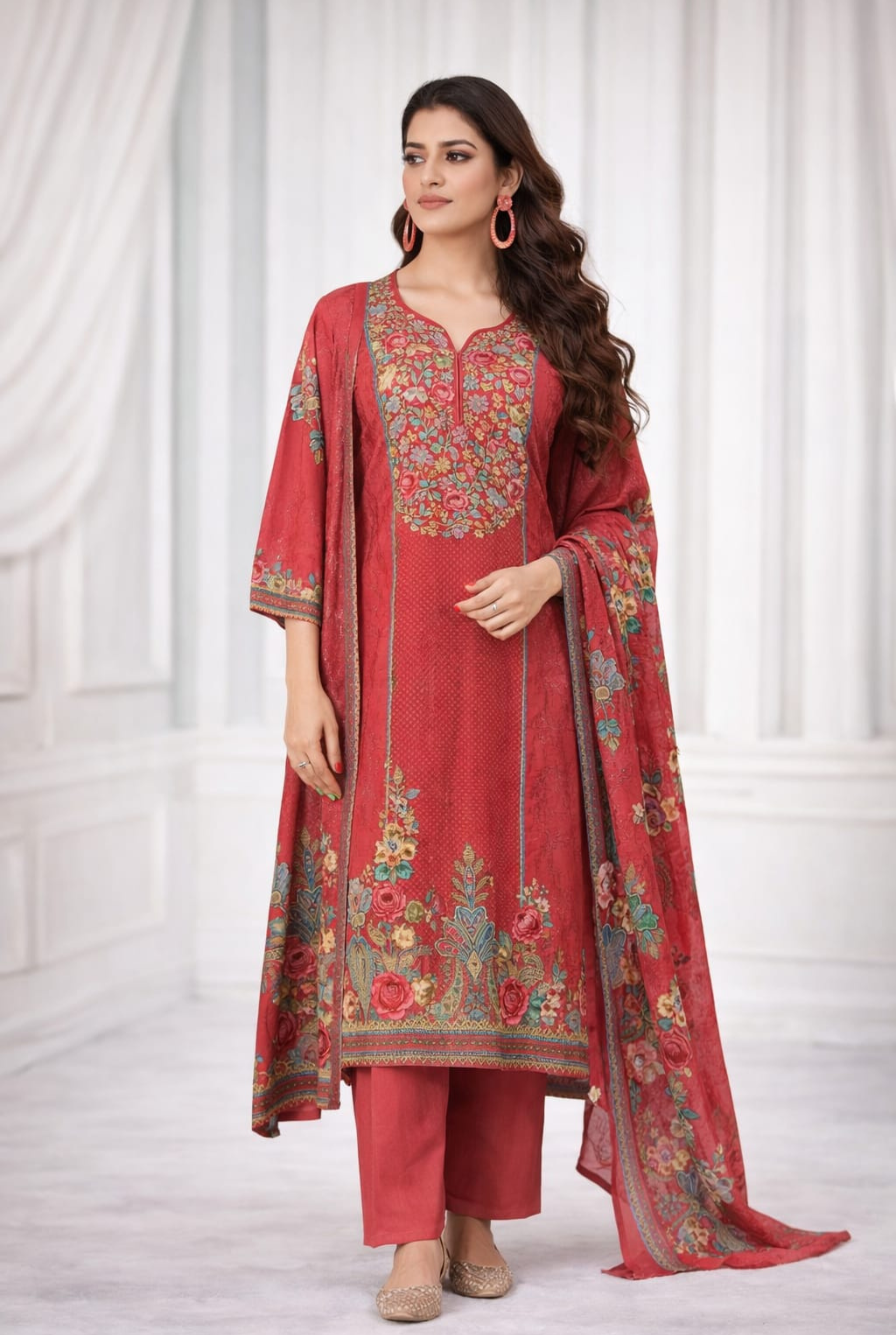 Floral Embroidered Muslin Edition | 1101 - 1104