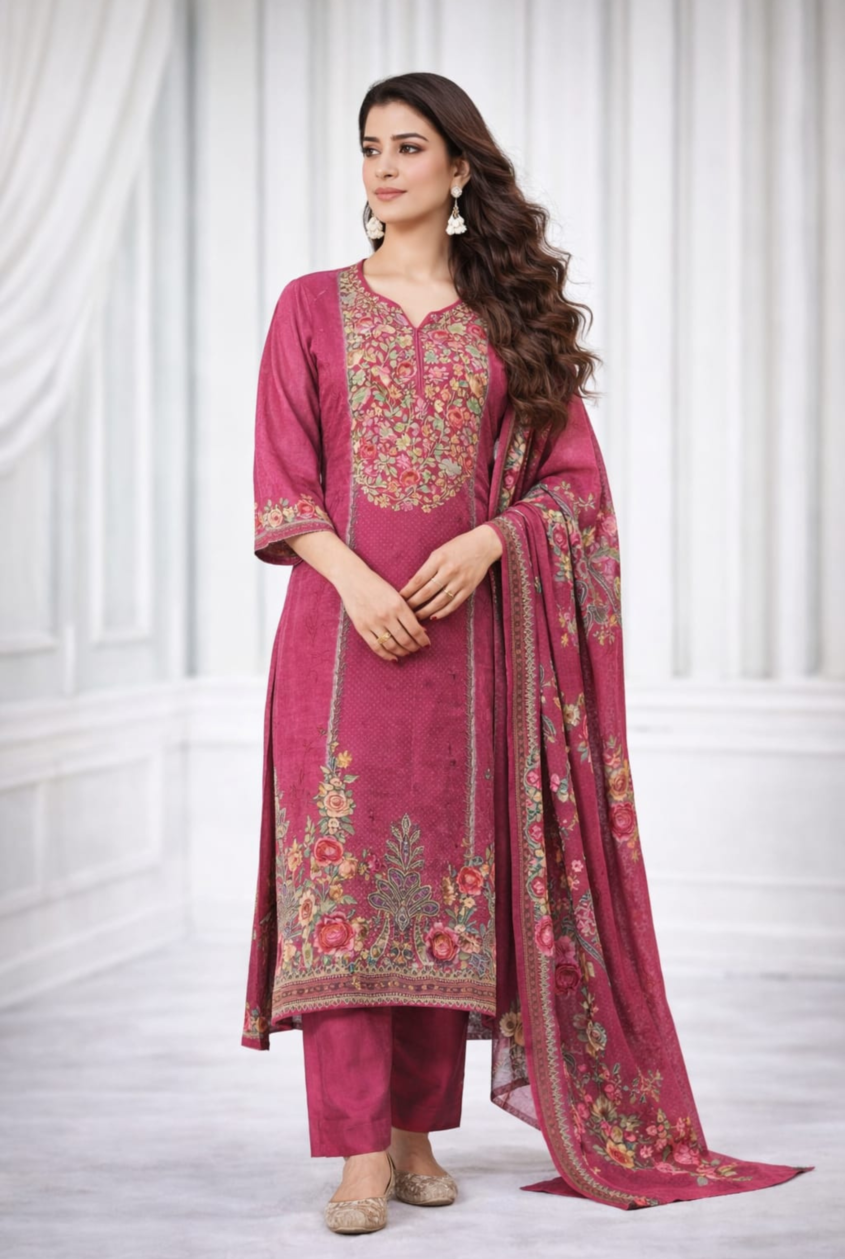 Floral Embroidered Muslin Edition | 1101 - 1104