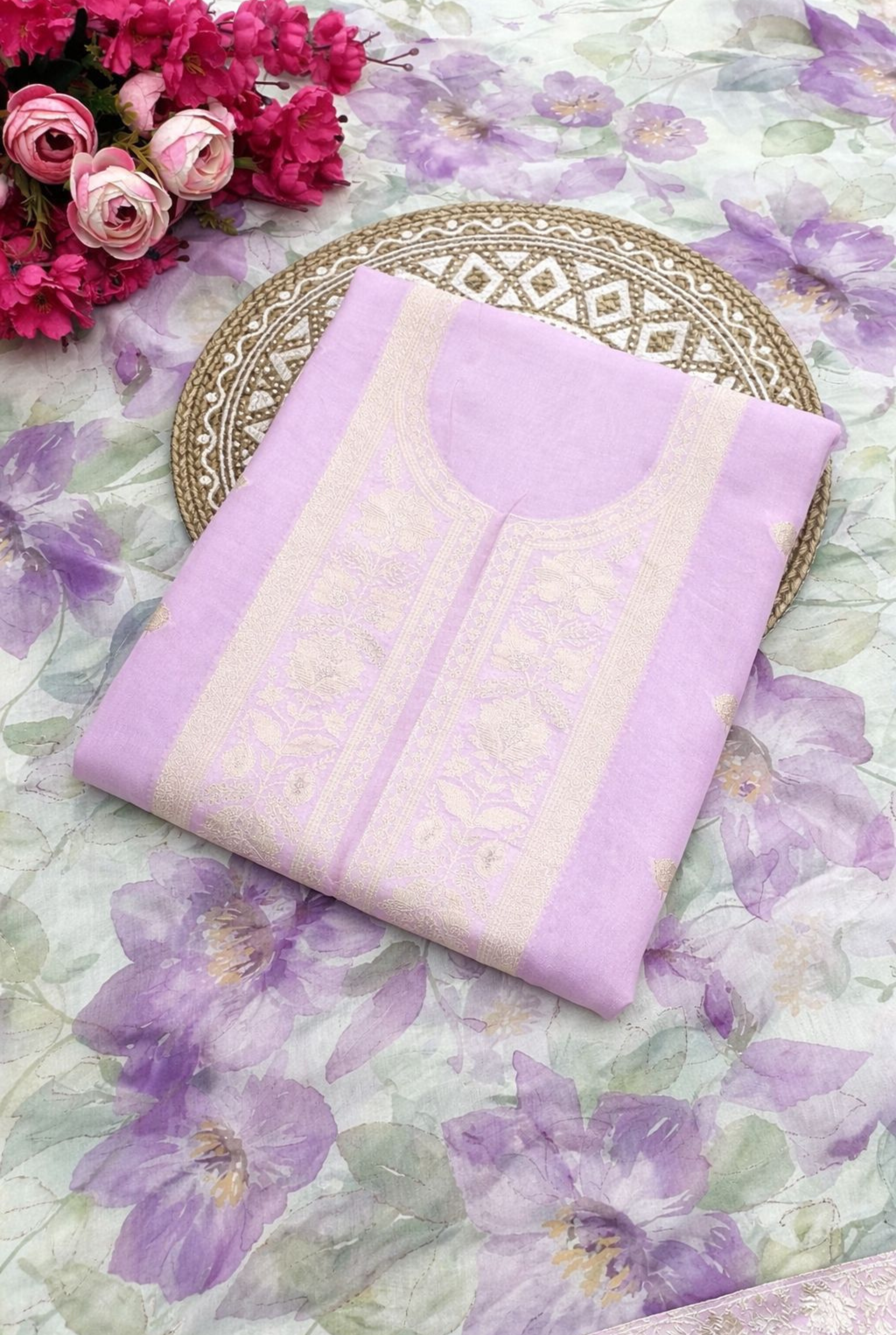 Banarsi Touch On Pure Muslin | 55010 - 55014