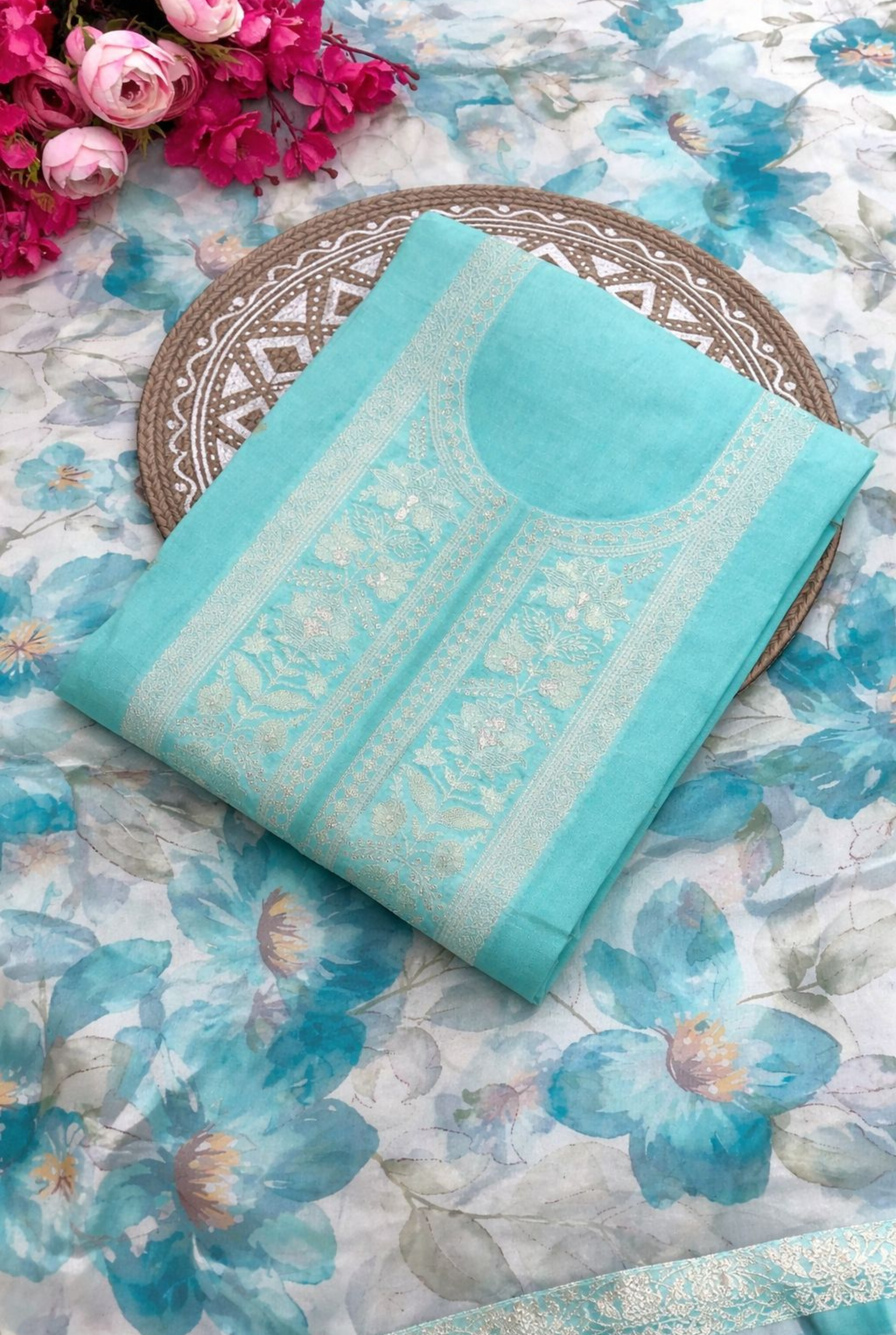 Banarsi Touch On Pure Muslin | 55010 - 55014