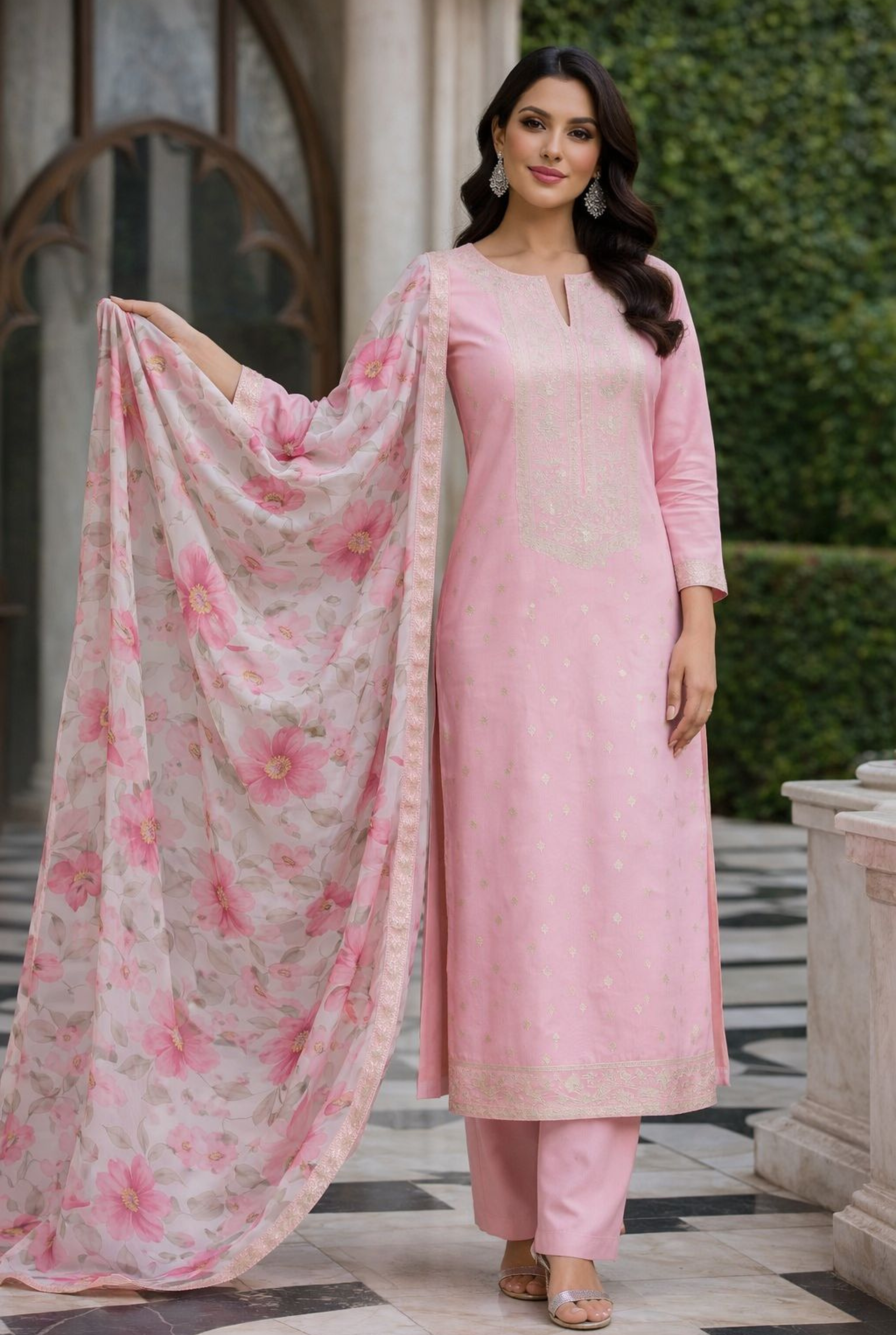Banarsi Touch On Pure Muslin | 55010 - 55014