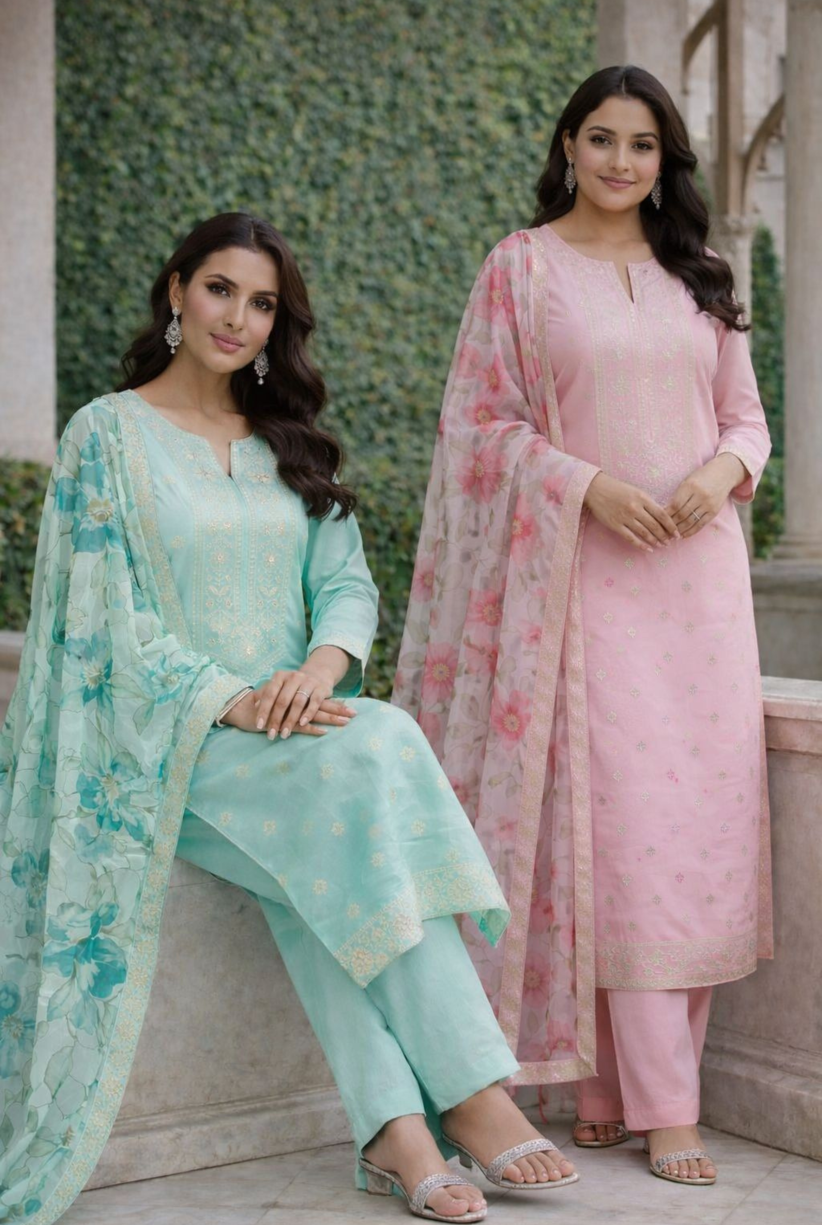 Banarsi Touch On Pure Muslin | 55010 - 55014