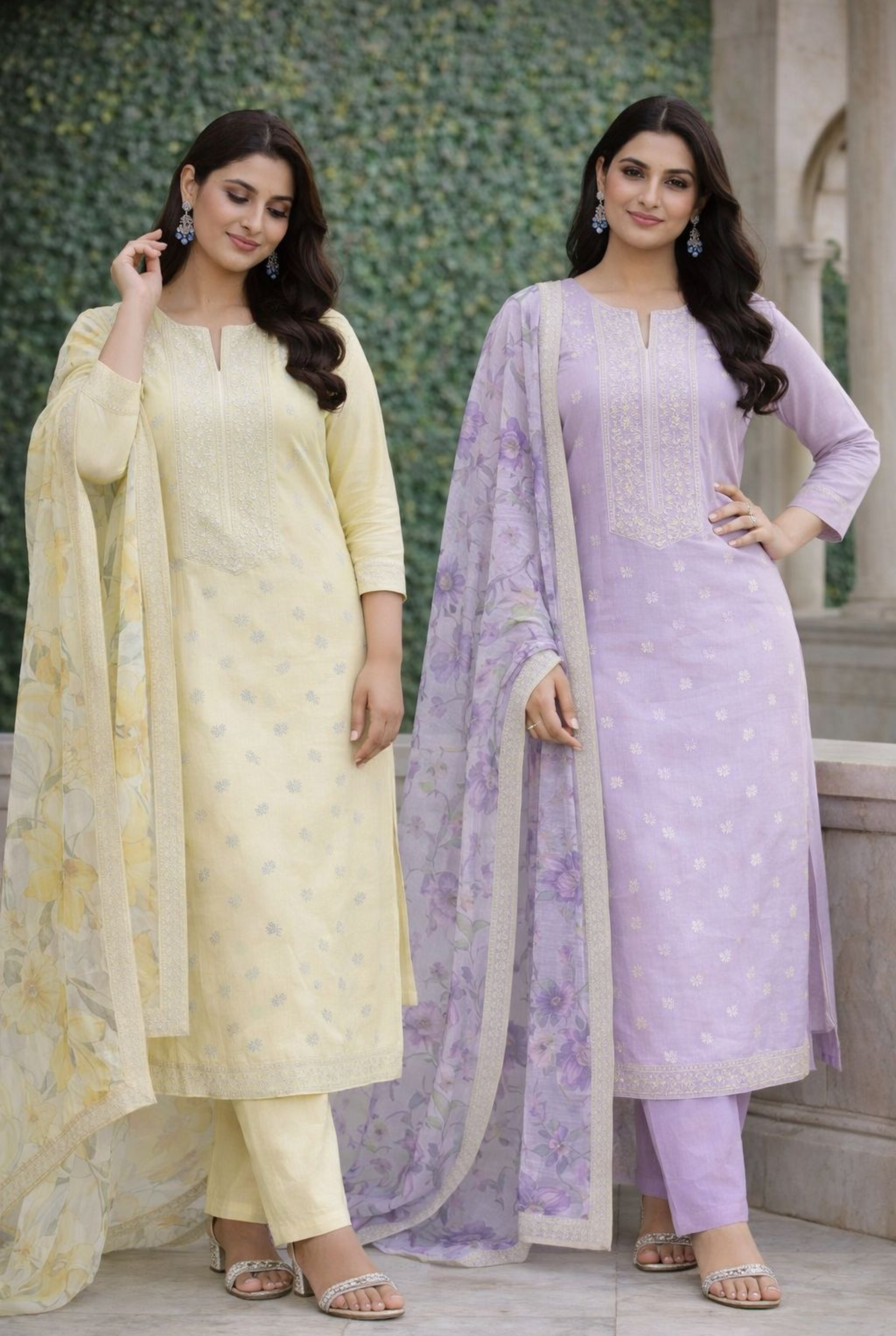 Banarsi Touch On Pure Muslin | 55010 - 55014