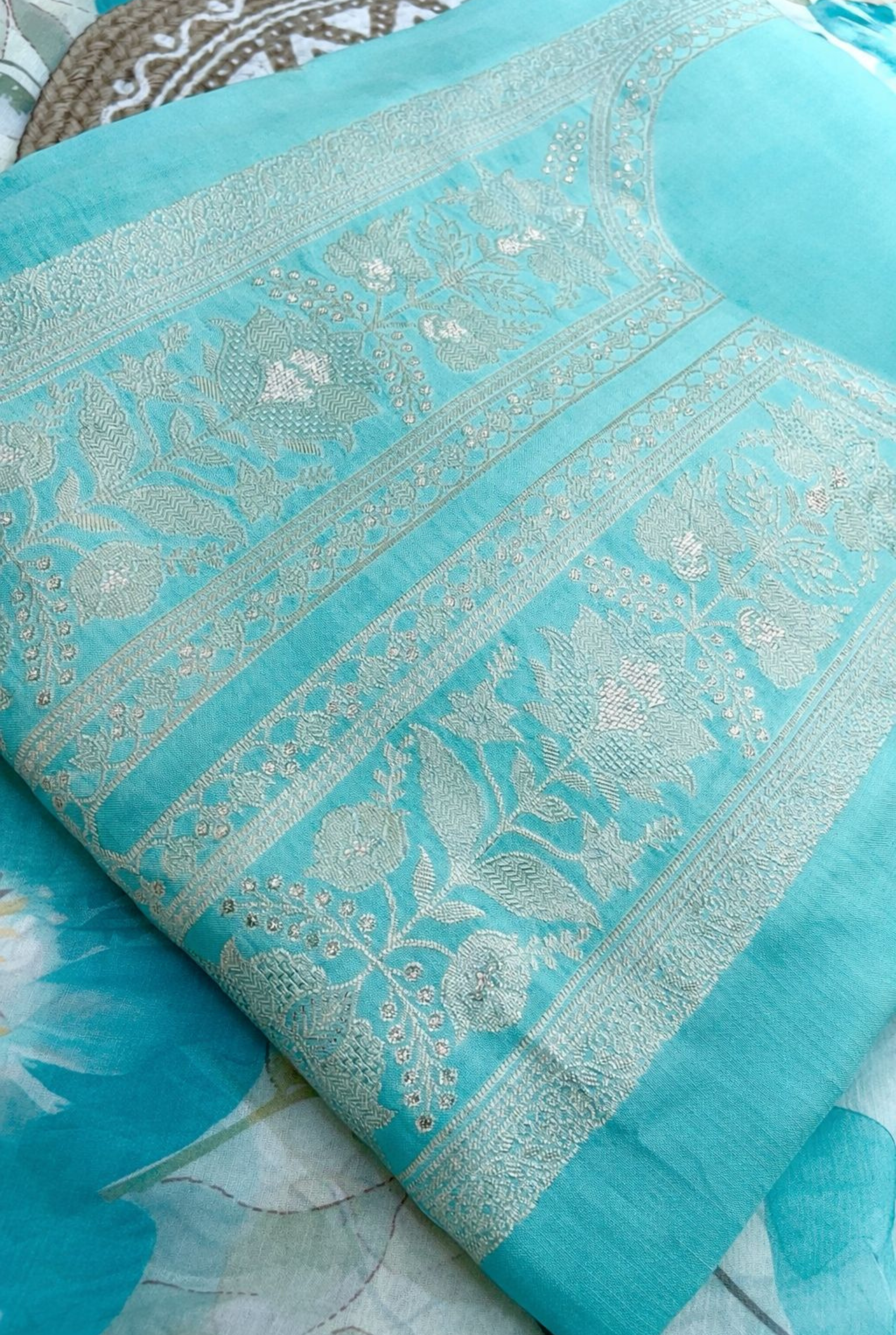 Banarsi Touch On Pure Muslin | 55010 - 55014