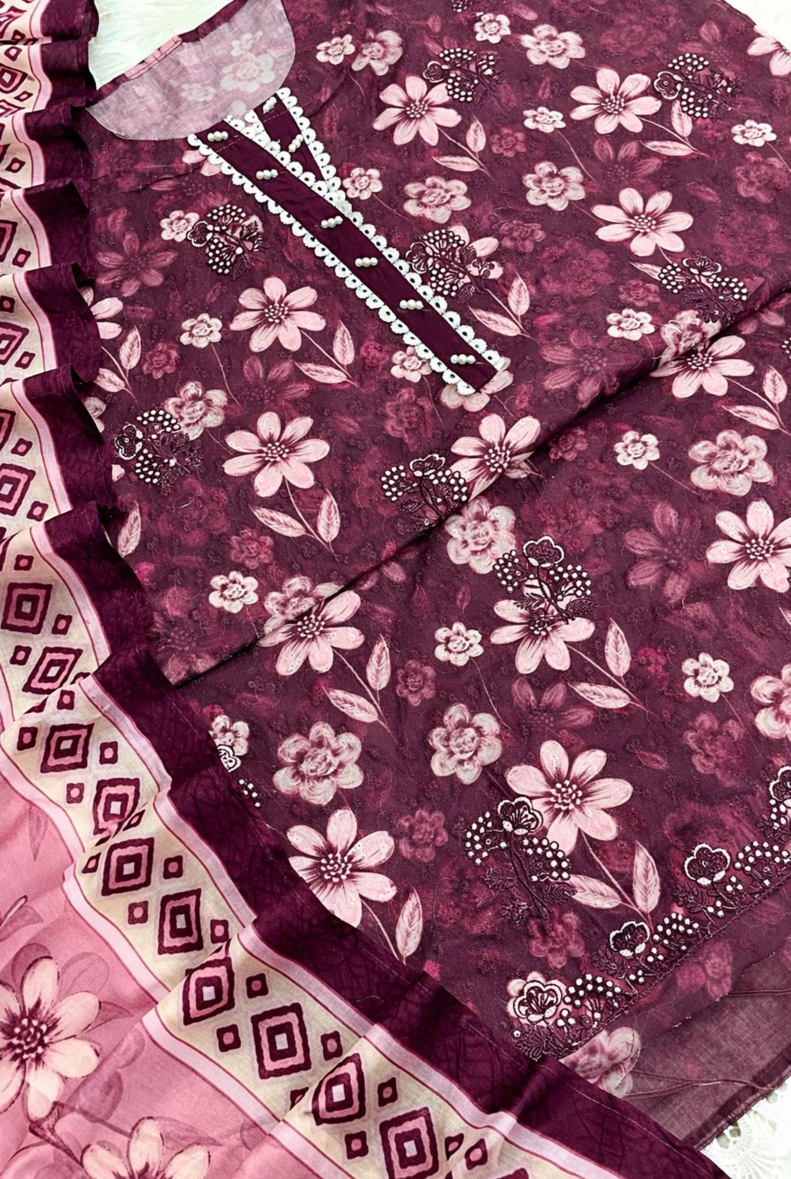 Refined Weave Embroidered Cotton Series | 1201 - 1204