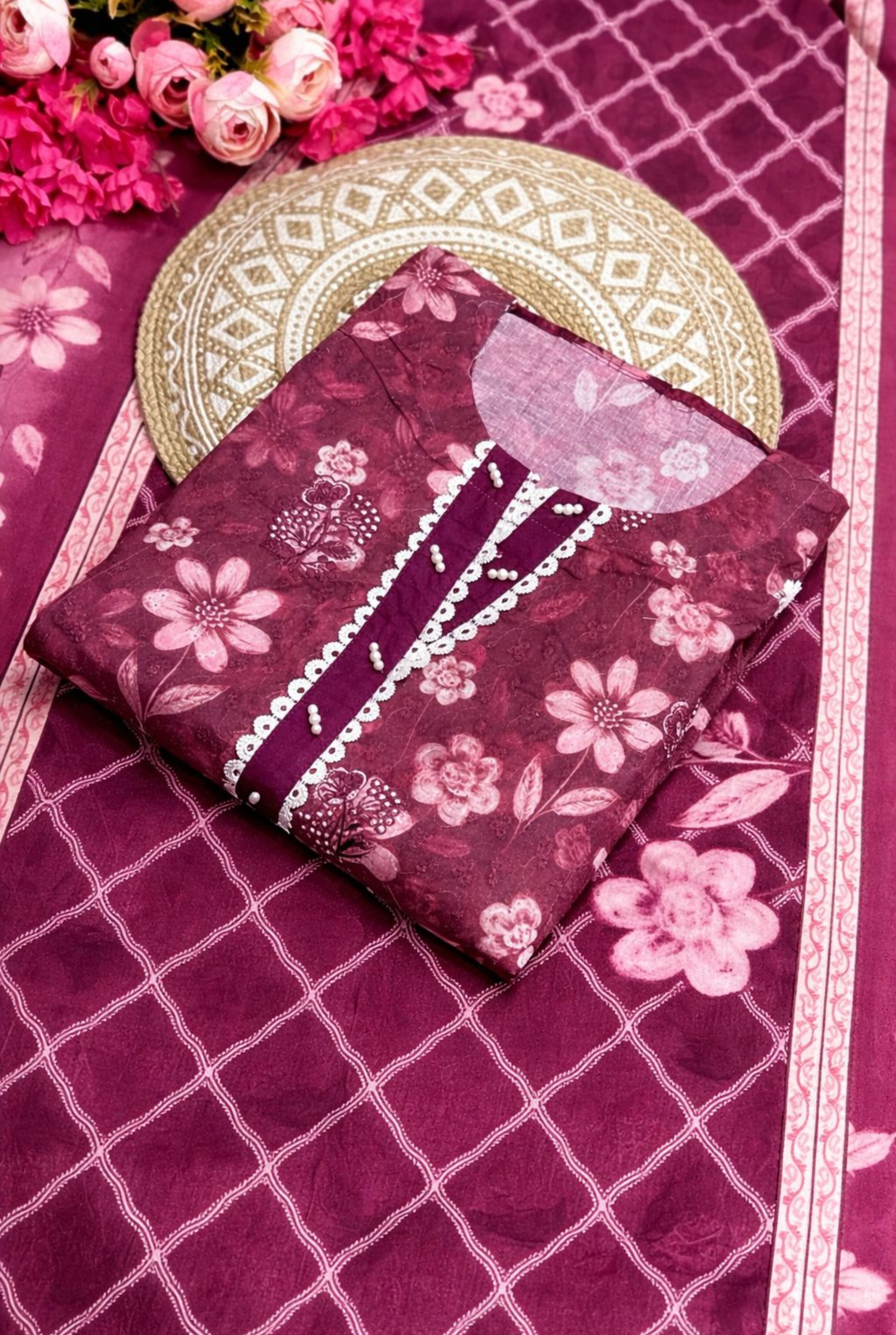 Refined Weave Embroidered Cotton Series | 1201 - 1204