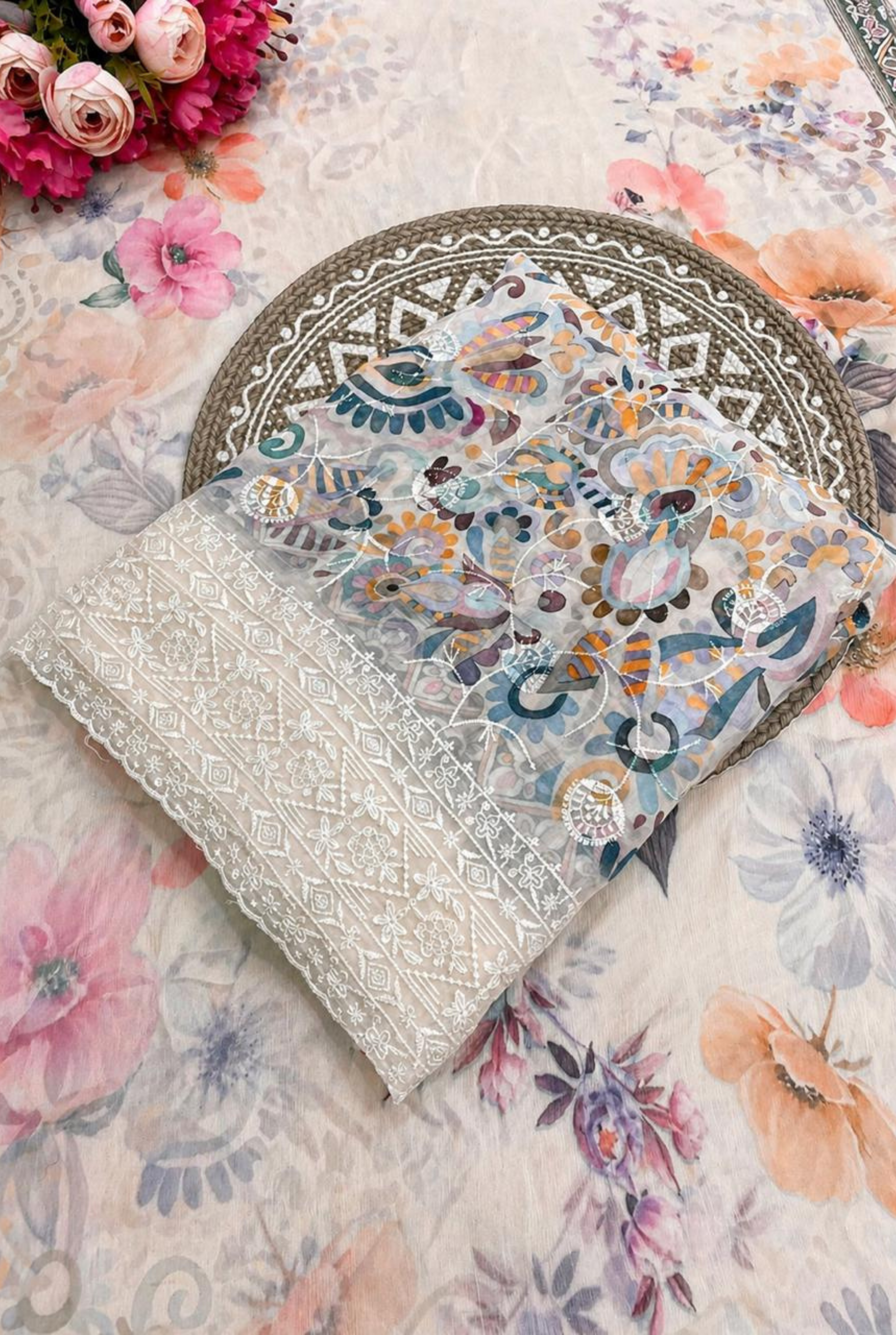 Soft Organza Luxe Floral Edit | 1020 - 1023
