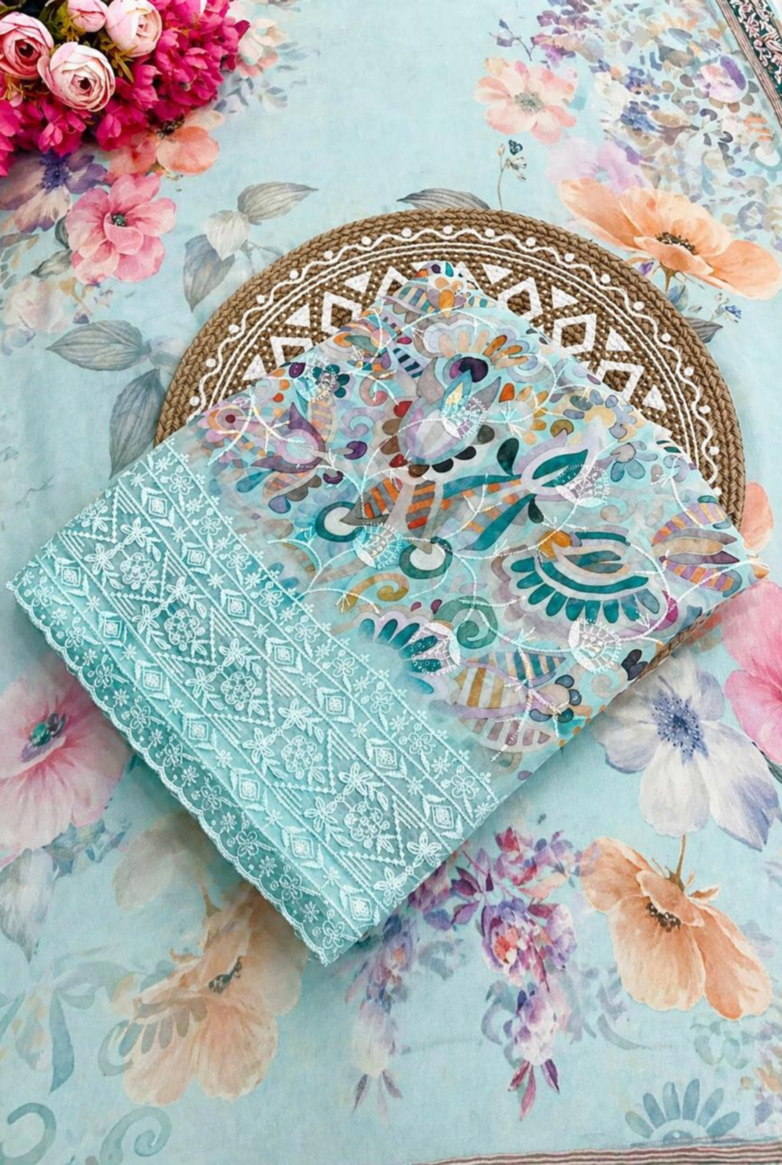 Soft Organza Luxe Floral Edit | 1020 - 1023