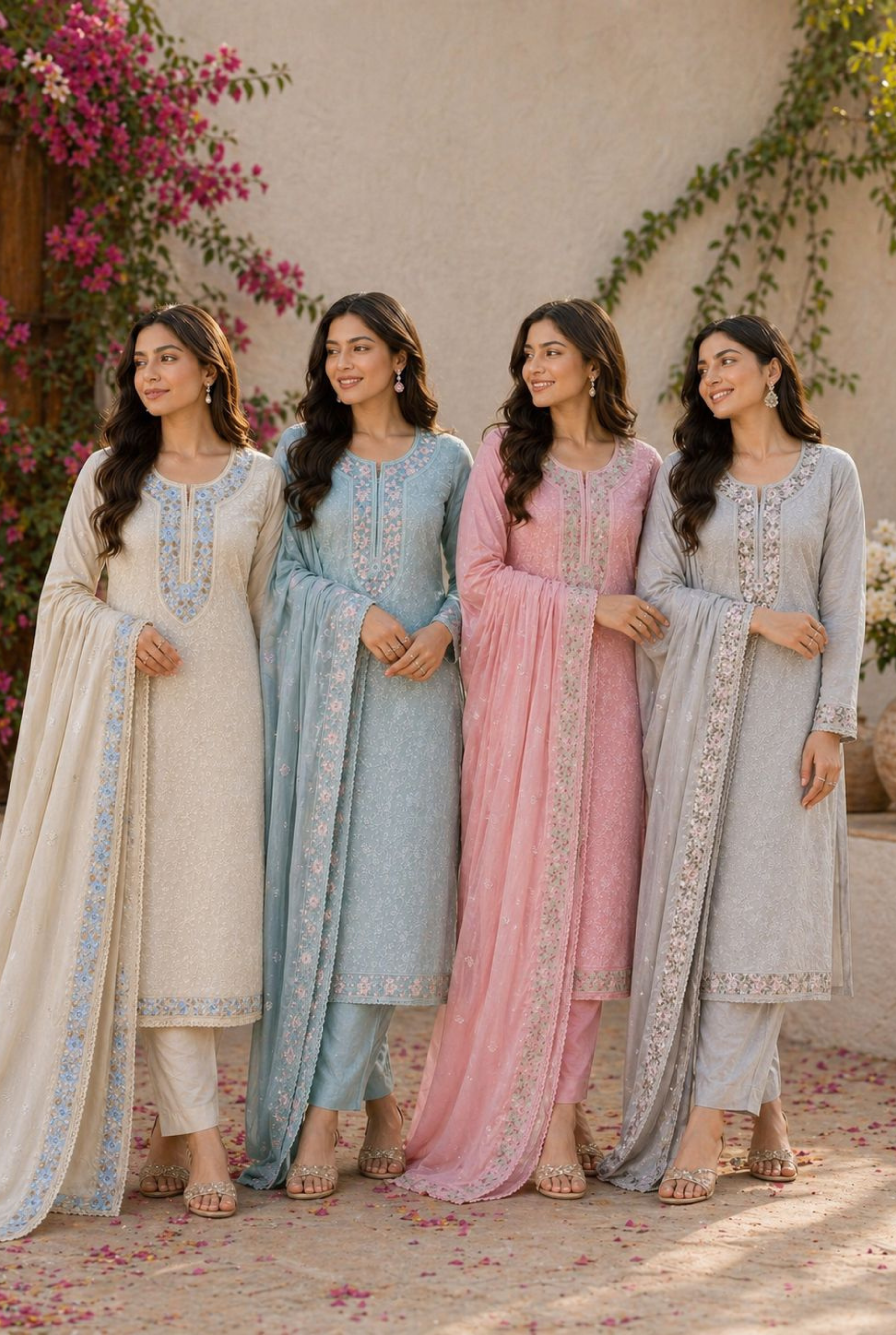 Sukoon Luxe Threadwork Cotton Series | 8101 - 8104