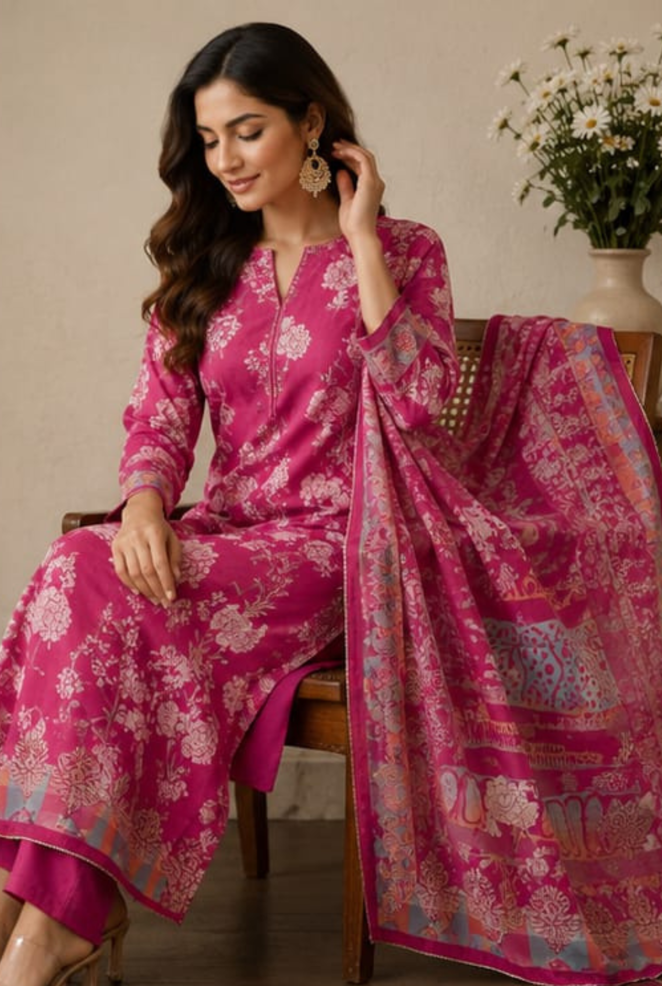 Soft Botanical Peony Pattern | 6604 - 6606