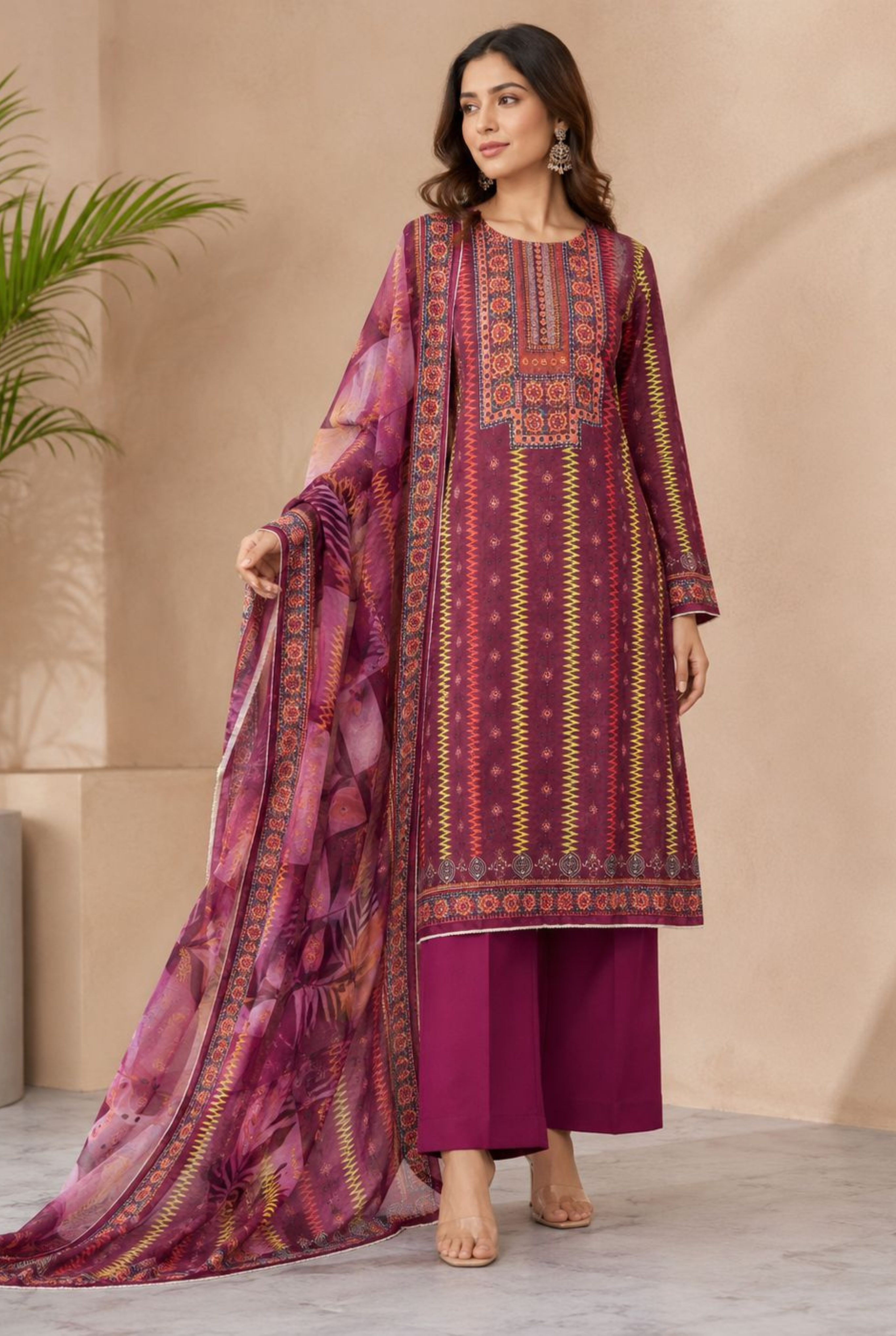 Tribal Zigzag Print | 6607-6609