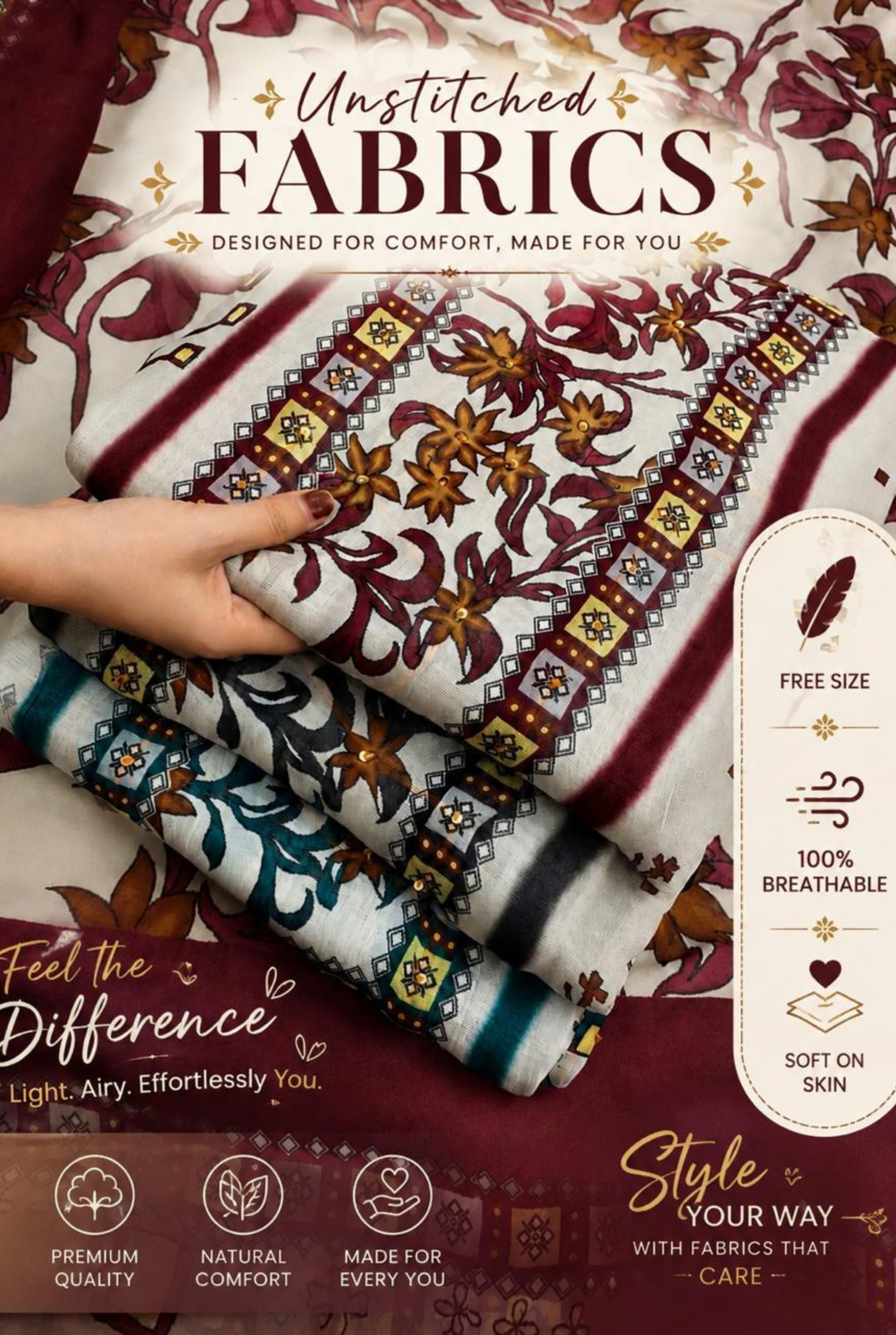 Abstract Floral Harmony Edit | 9901-9903