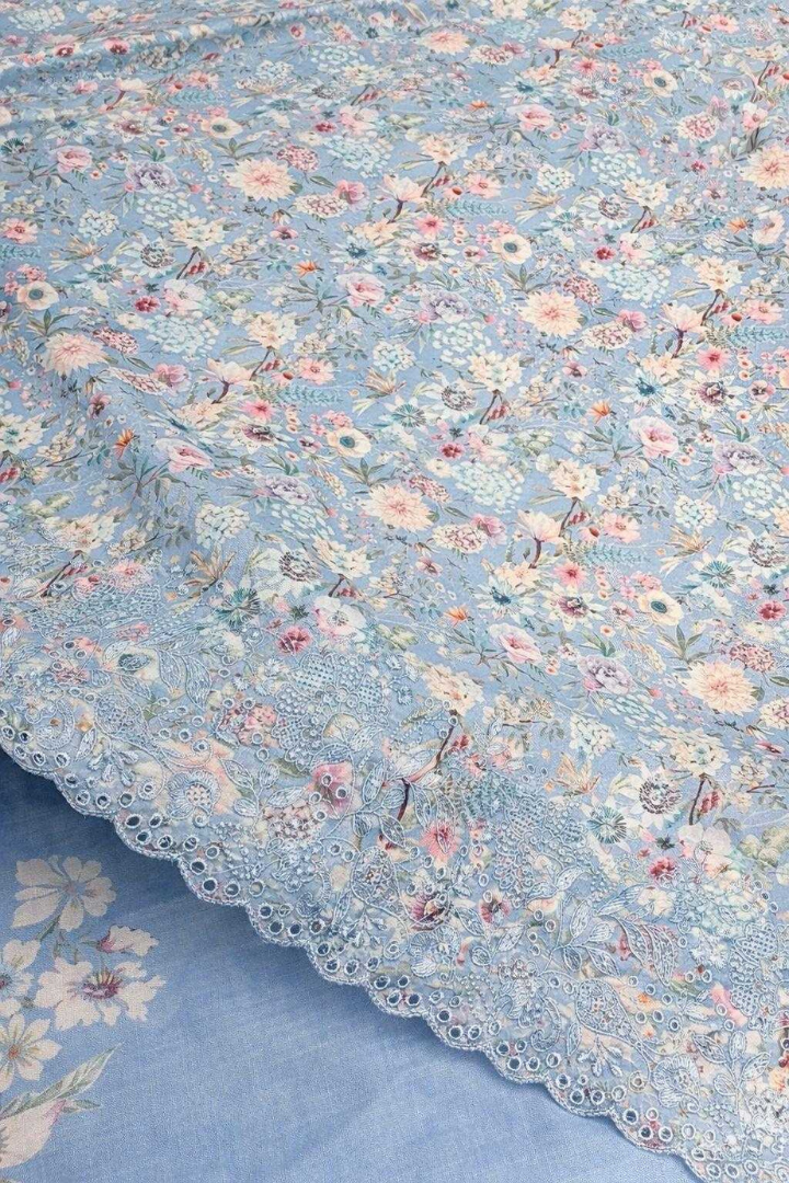 Skyloom Elegance — Blue Bloom Threads Series | 201