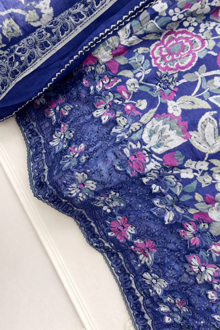 Blue Floral Cotton Edition | 590