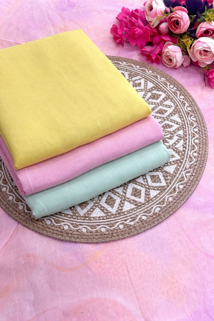 Luxe Floral Embroidered Cotton Set | 6301-6303
