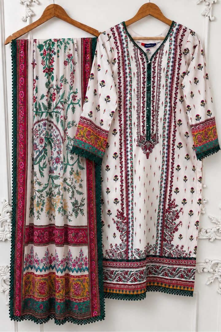 Premium Lawn Stitched Series | 4201