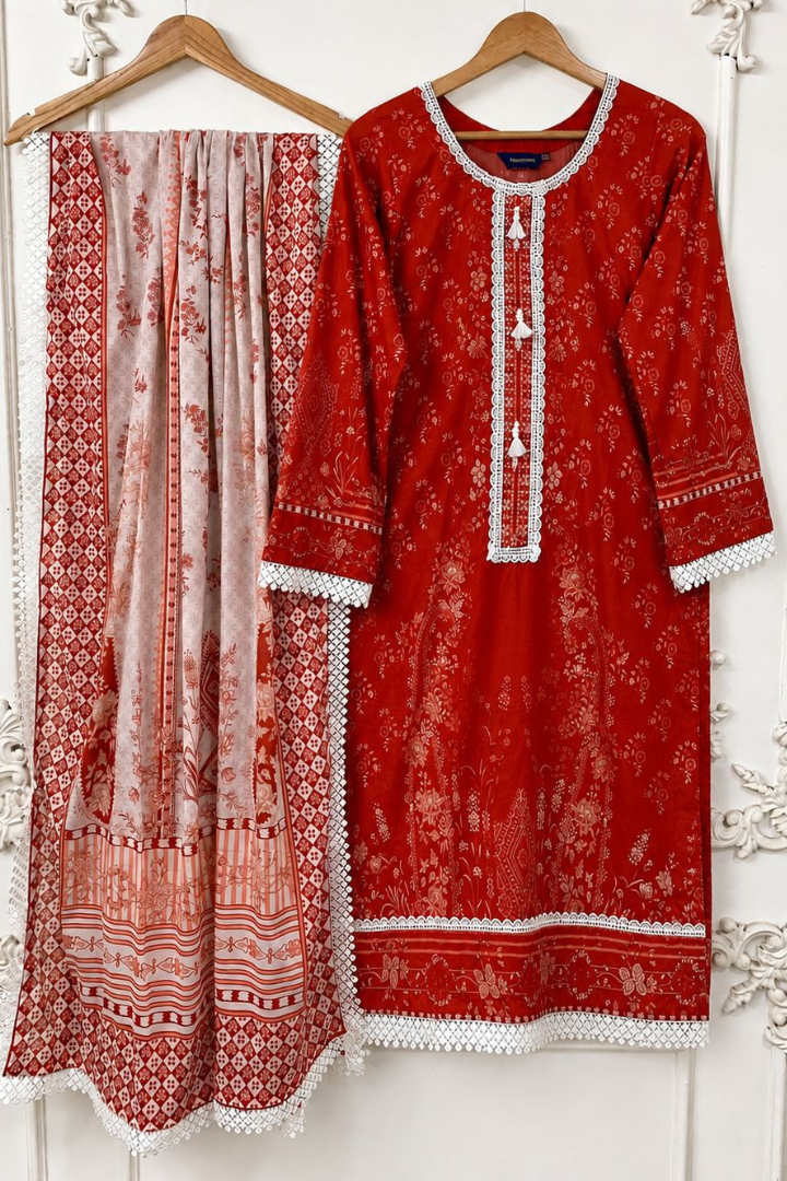 Premium Lawn Stitched Series | 4204