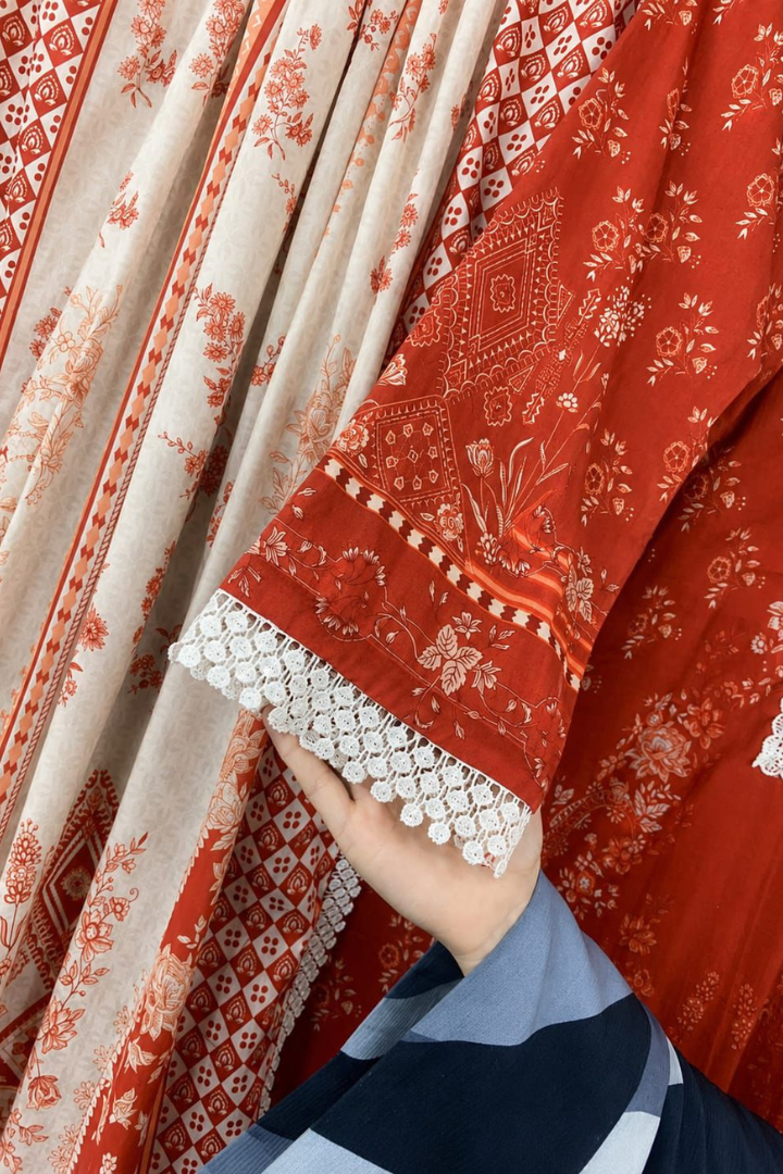 Premium Lawn Stitched Series | 4204