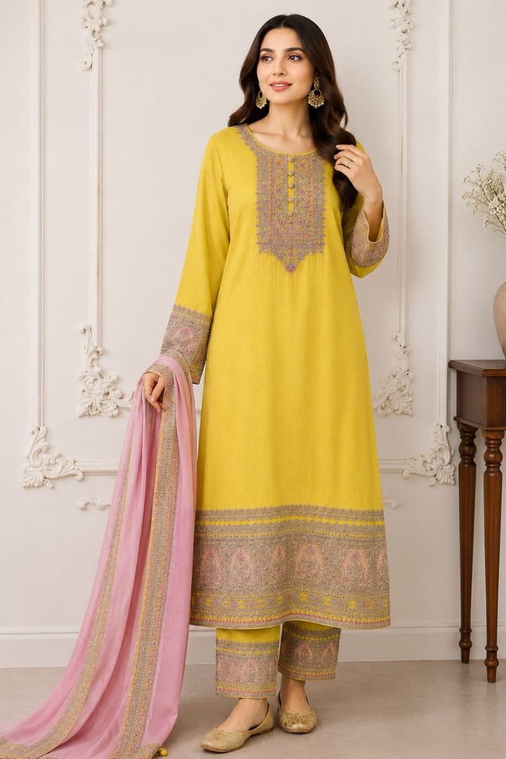 Noor-E-Gul Luxury Suit Set | 5011