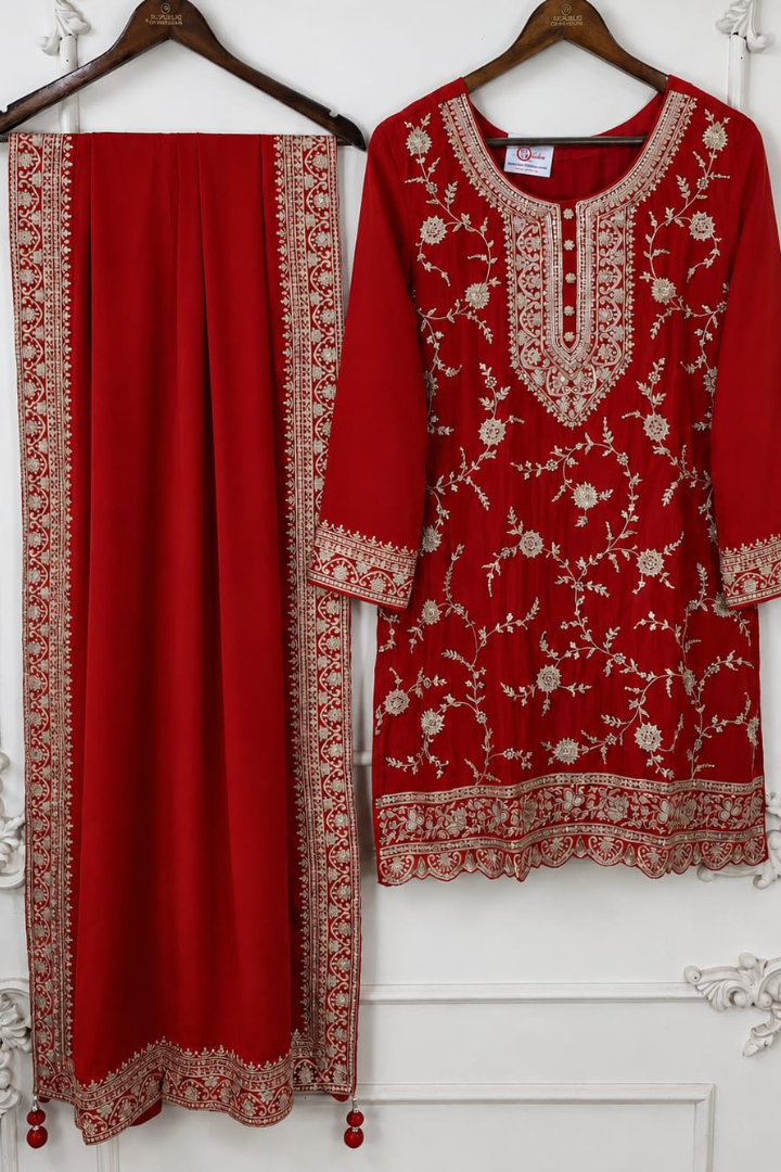 Designer Bridal Collection - Handcrafted Festive sharara Set | 7101