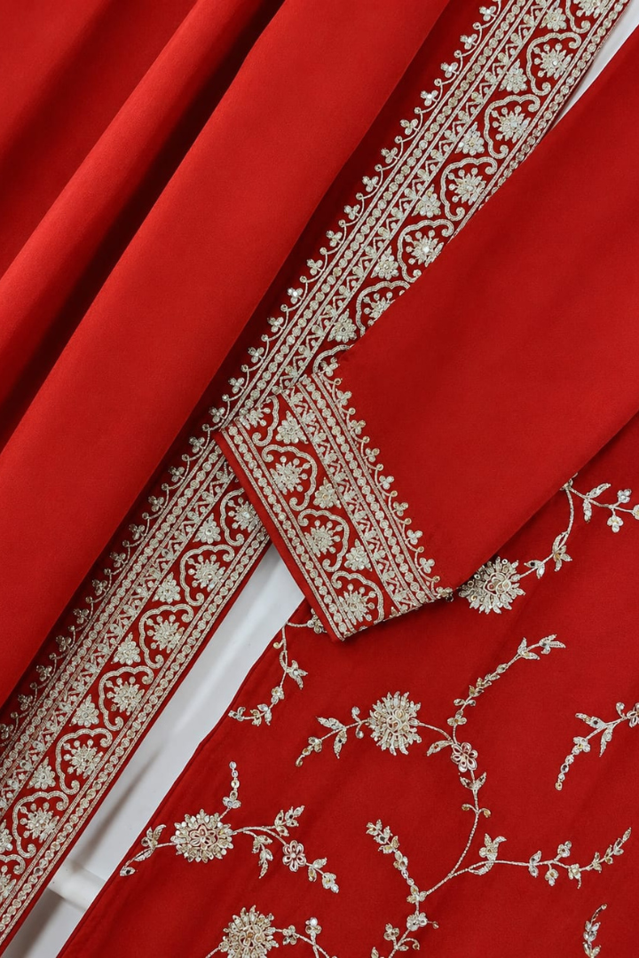 Designer Bridal Collection - Handcrafted Festive sharara Set | 7101