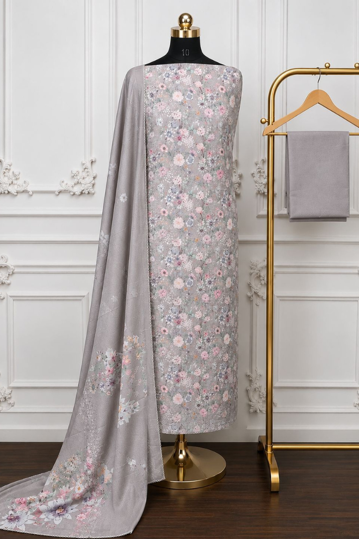 Floral Symphony Thread Embroidered Collection | 2458-2461