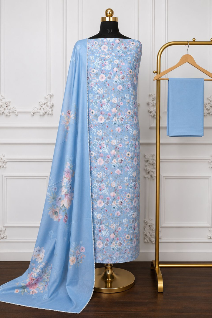 Floral Symphony Thread Embroidered Collection | 2458-2461
