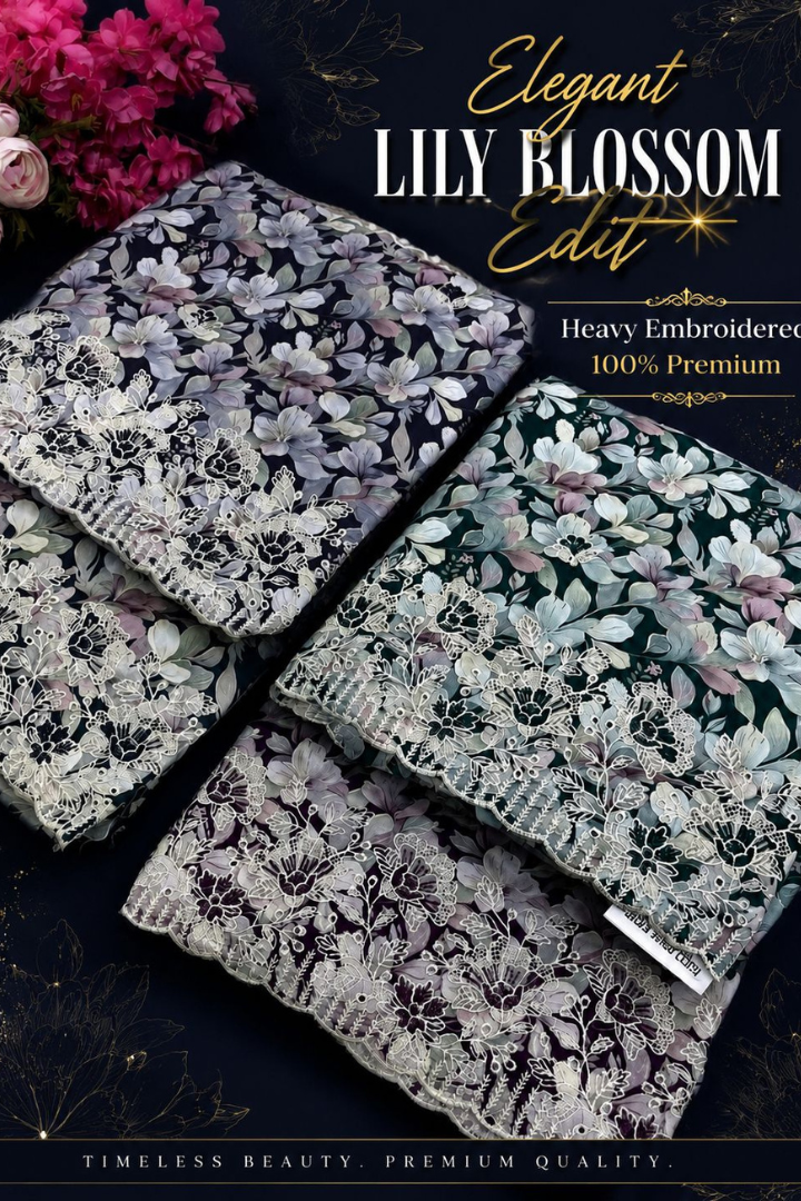 Elegant Lily Floral Edit Soft Floral Stunning Shades | 2470-2473